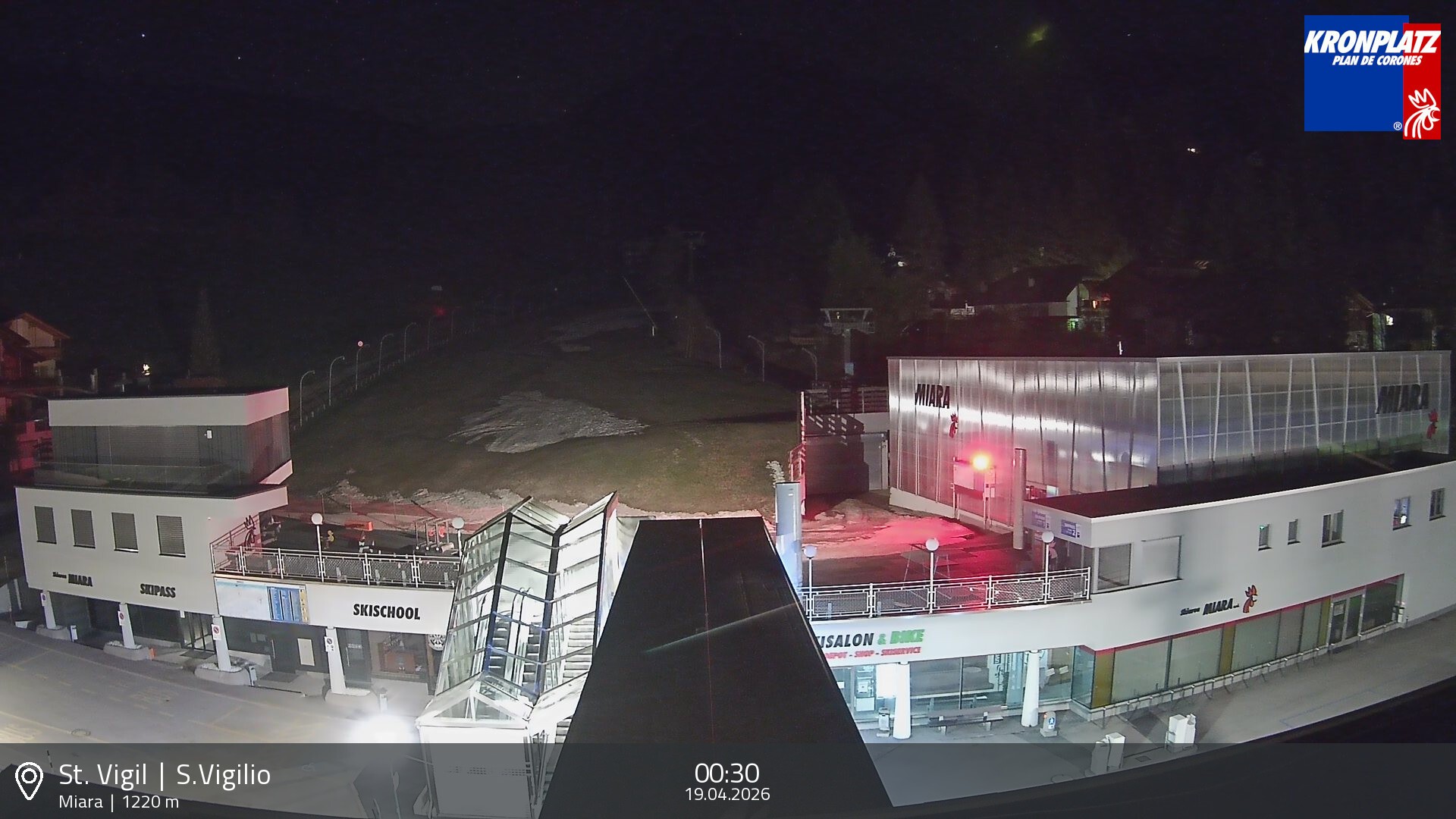 Archiv Foto Webcam Talstation Miara, Kronplatz