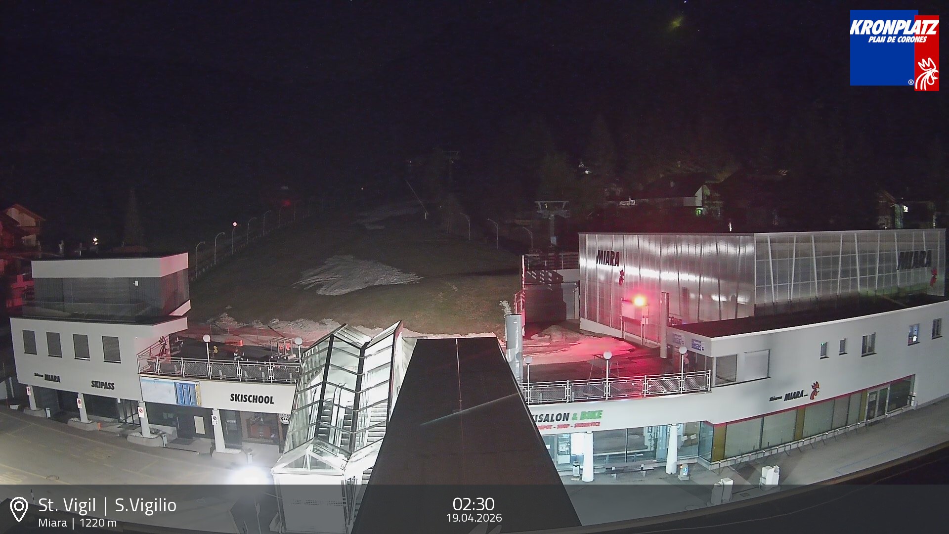 Archiv Foto Webcam Talstation Miara, Kronplatz