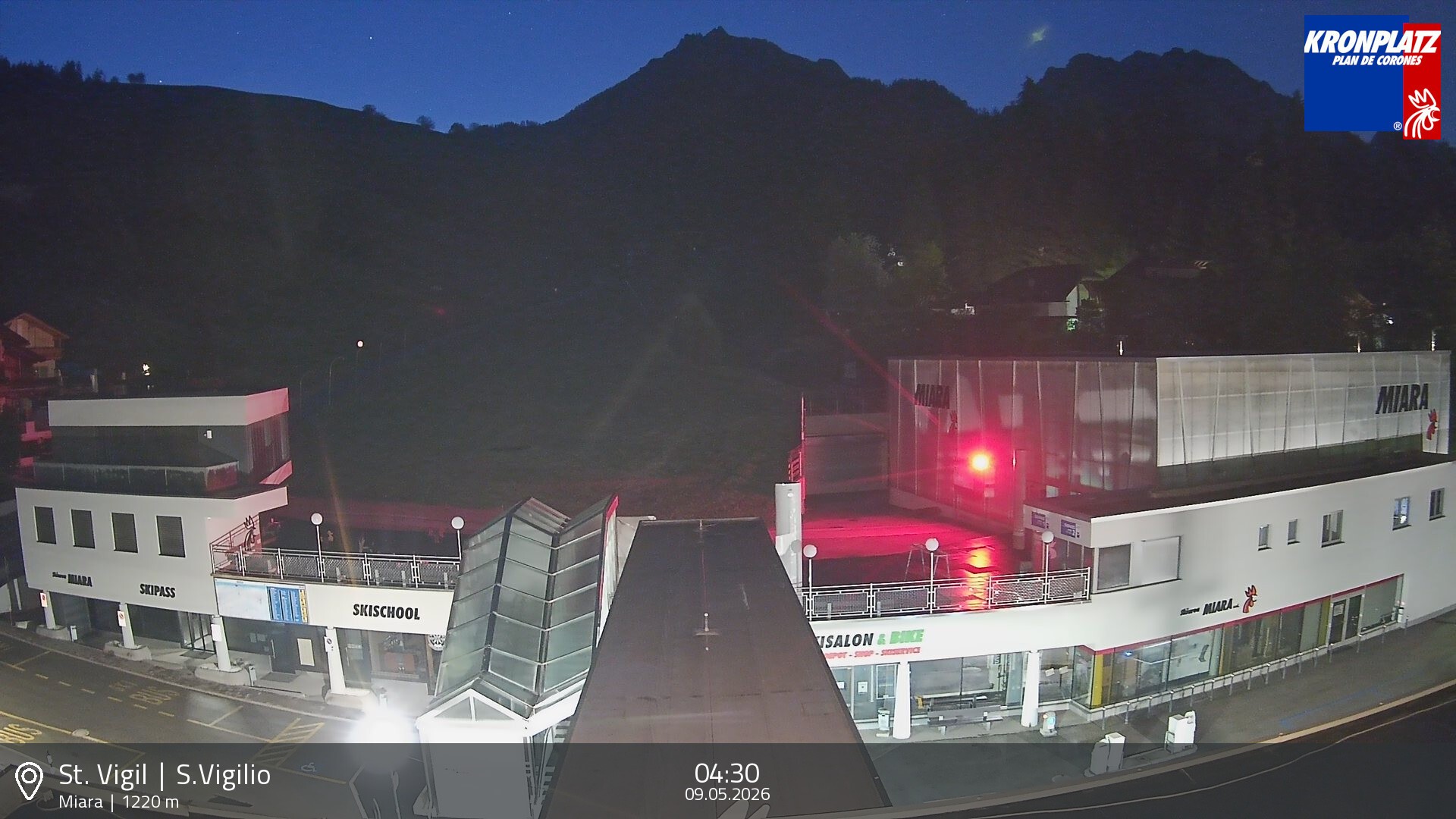 Archiv Foto Webcam Talstation Miara, Kronplatz