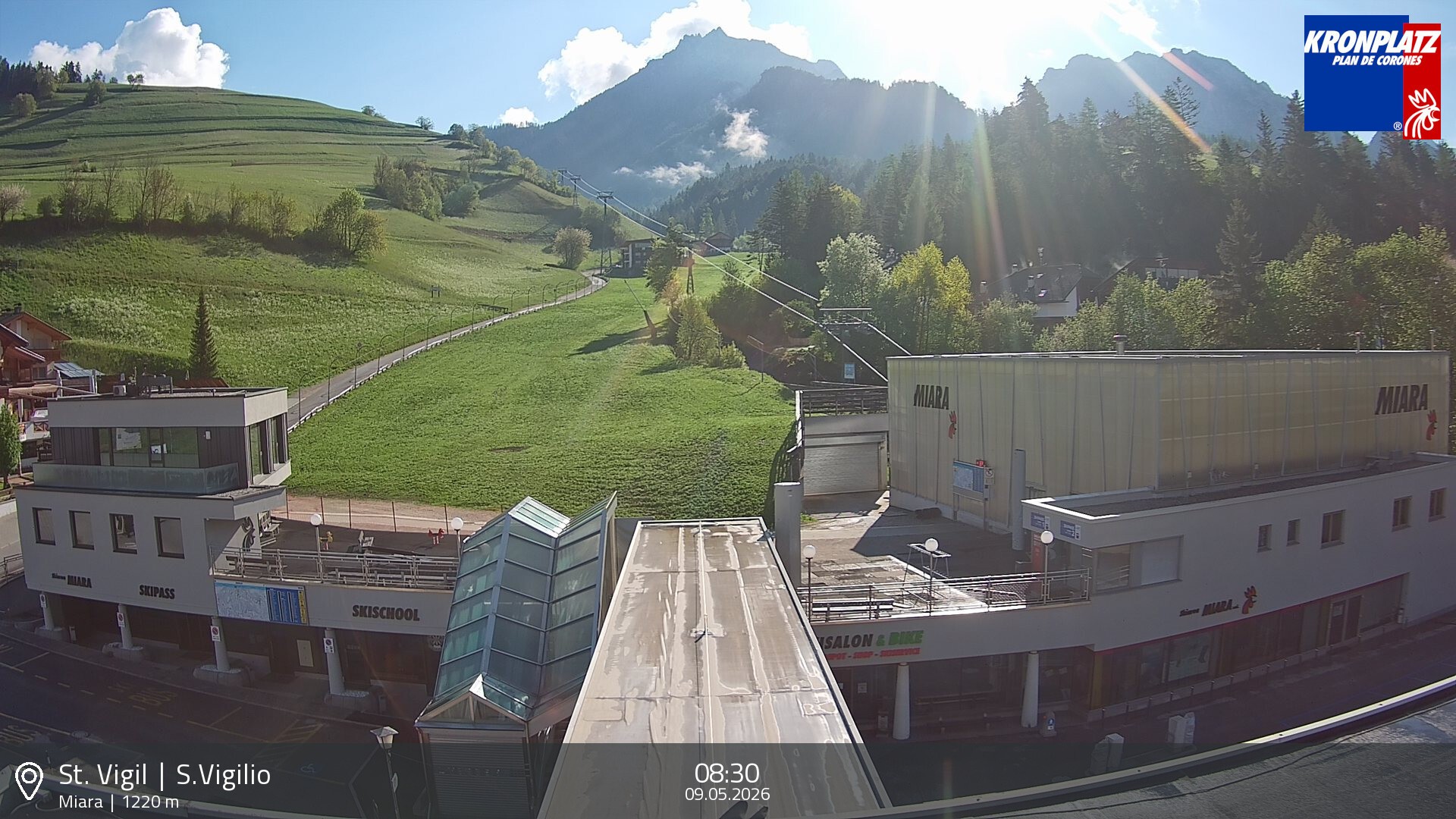 Archiv Foto Webcam Talstation Miara, Kronplatz