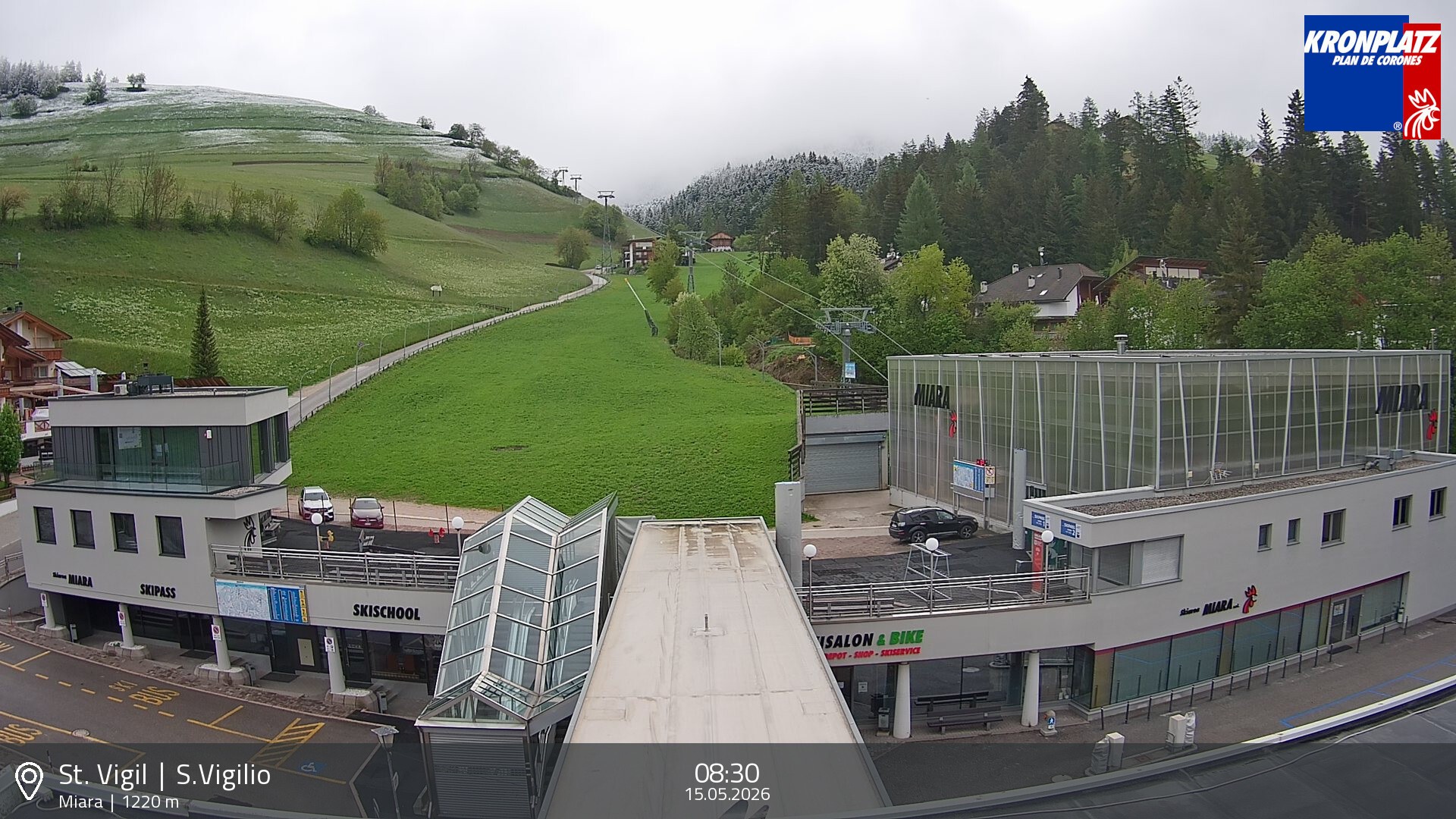 Archiv Foto Webcam Talstation Miara, Kronplatz
