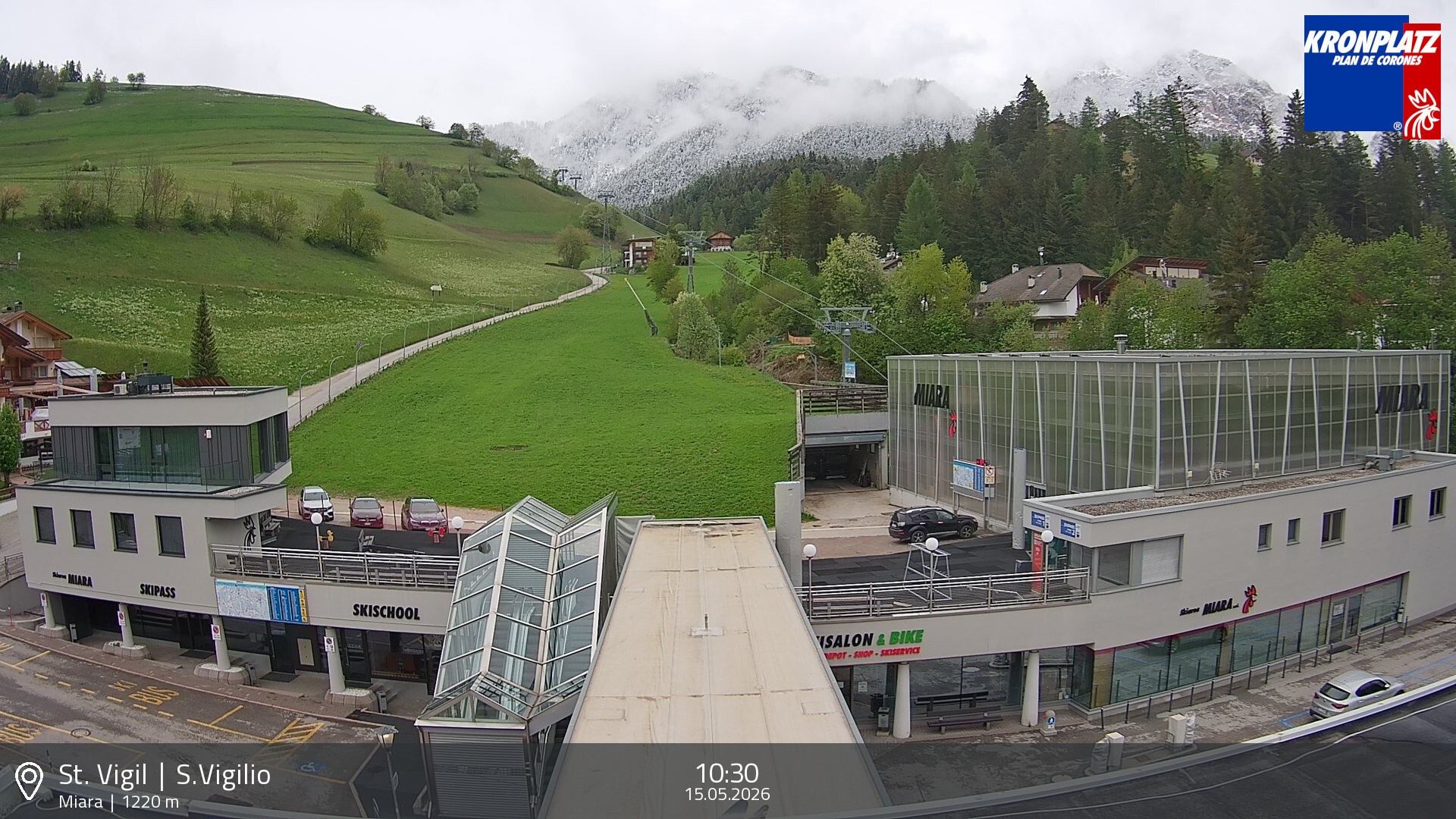 Archiv Foto Webcam Talstation Miara, Kronplatz