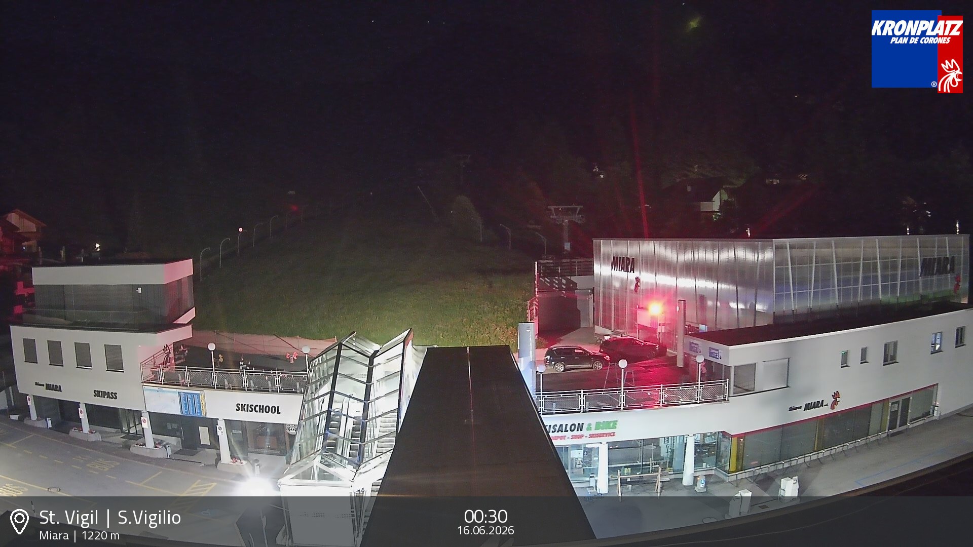Archiv Foto Webcam Talstation Miara, Kronplatz