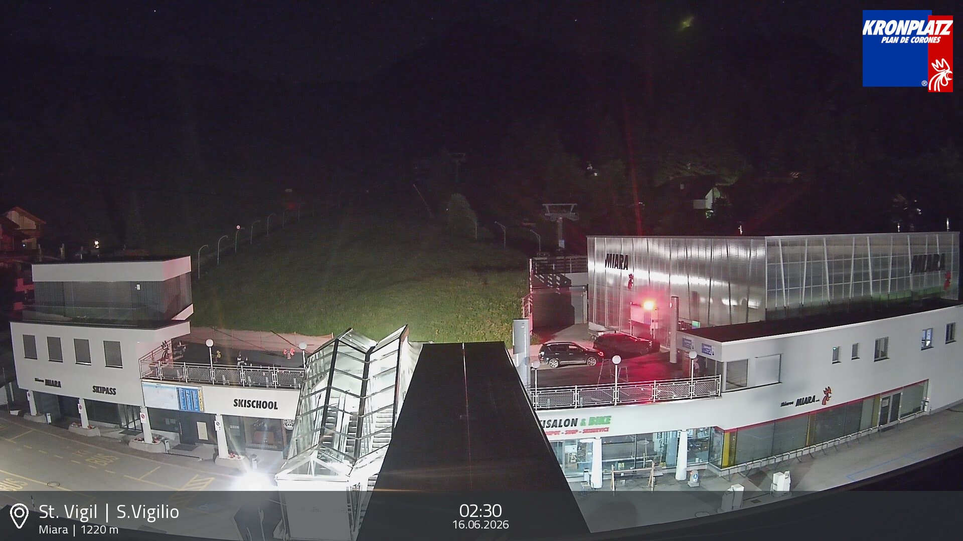 Archiv Foto Webcam Talstation Miara, Kronplatz