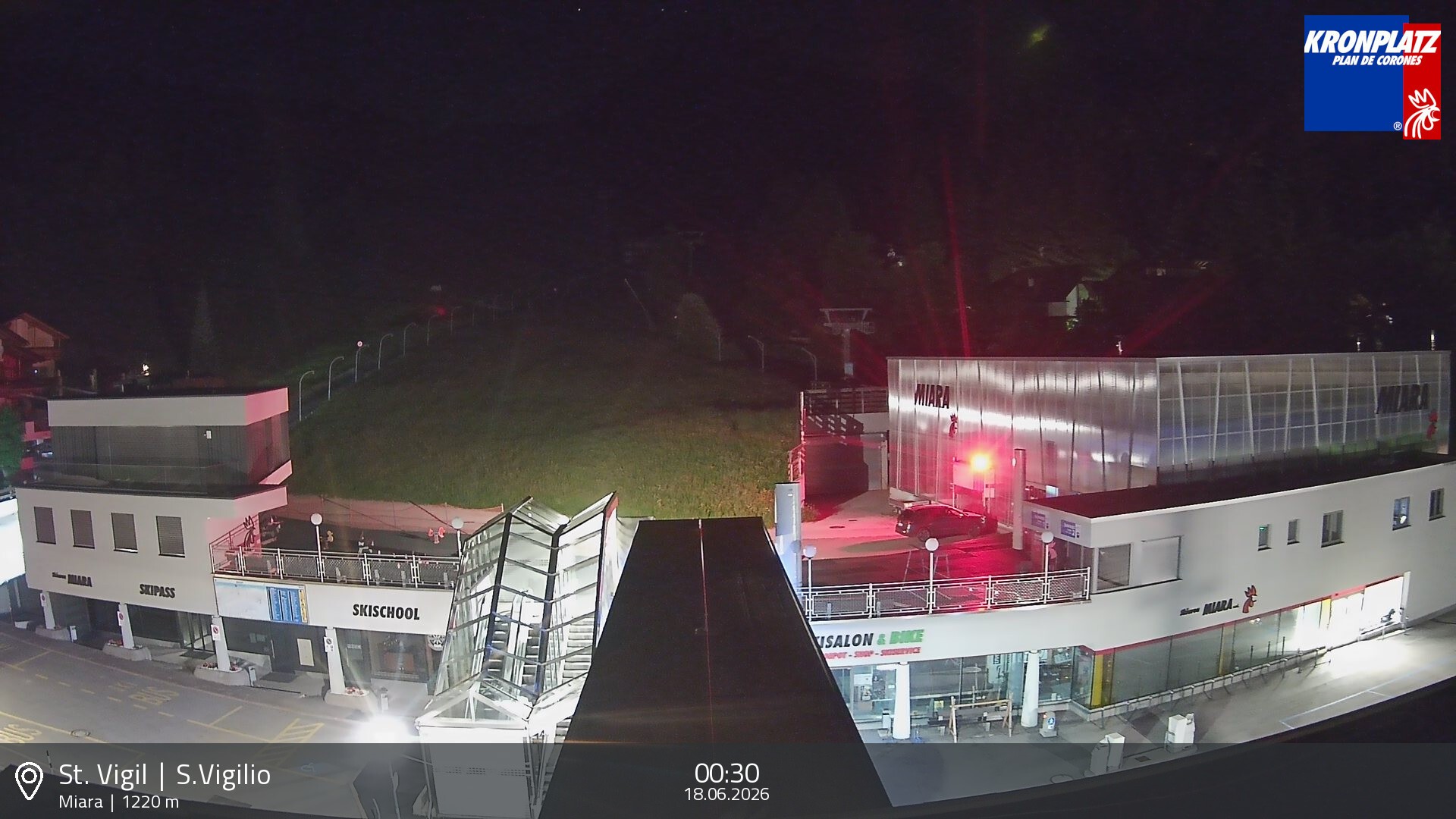 Archiv Foto Webcam Talstation Miara, Kronplatz