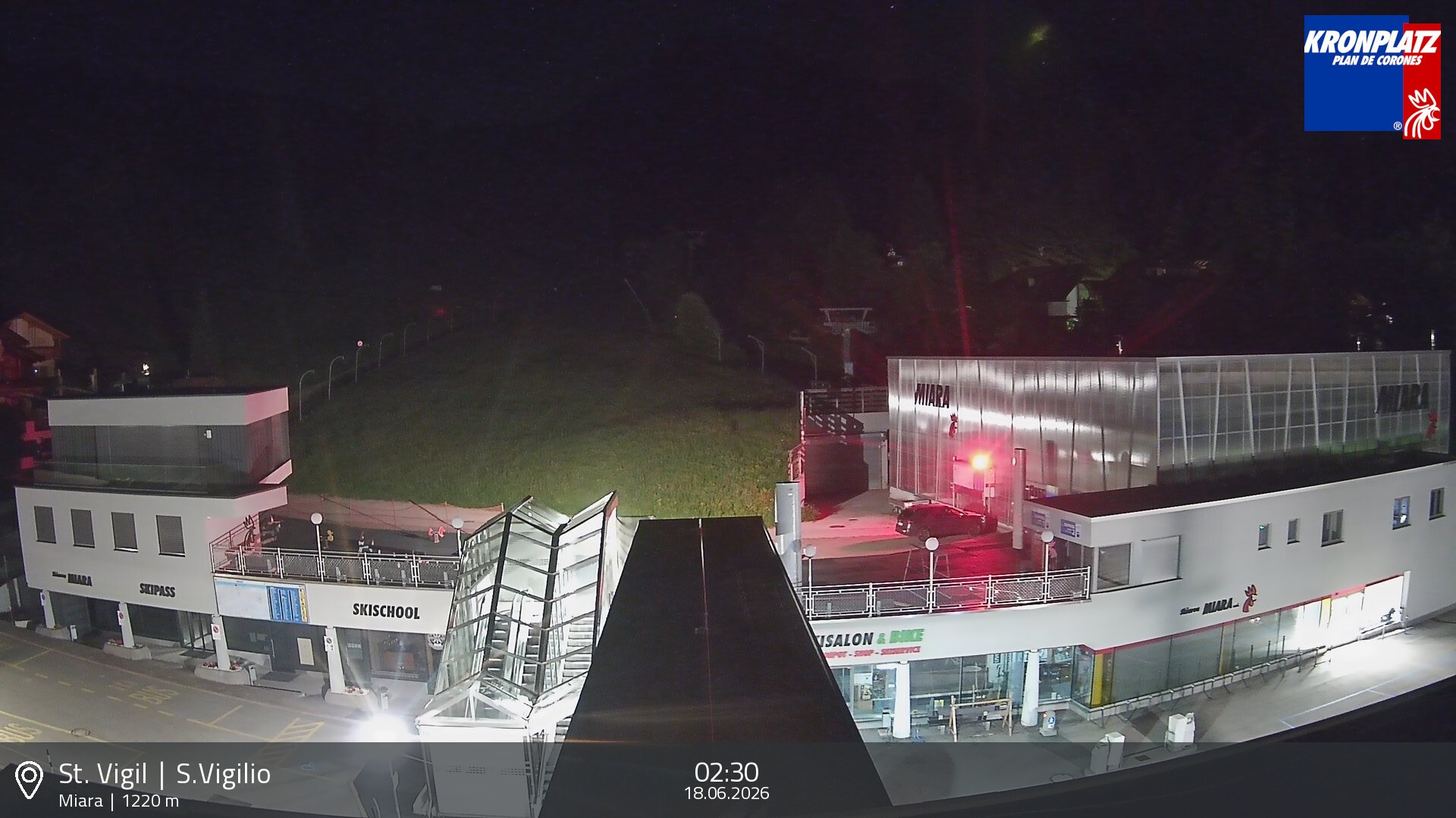 Archiv Foto Webcam Talstation Miara, Kronplatz