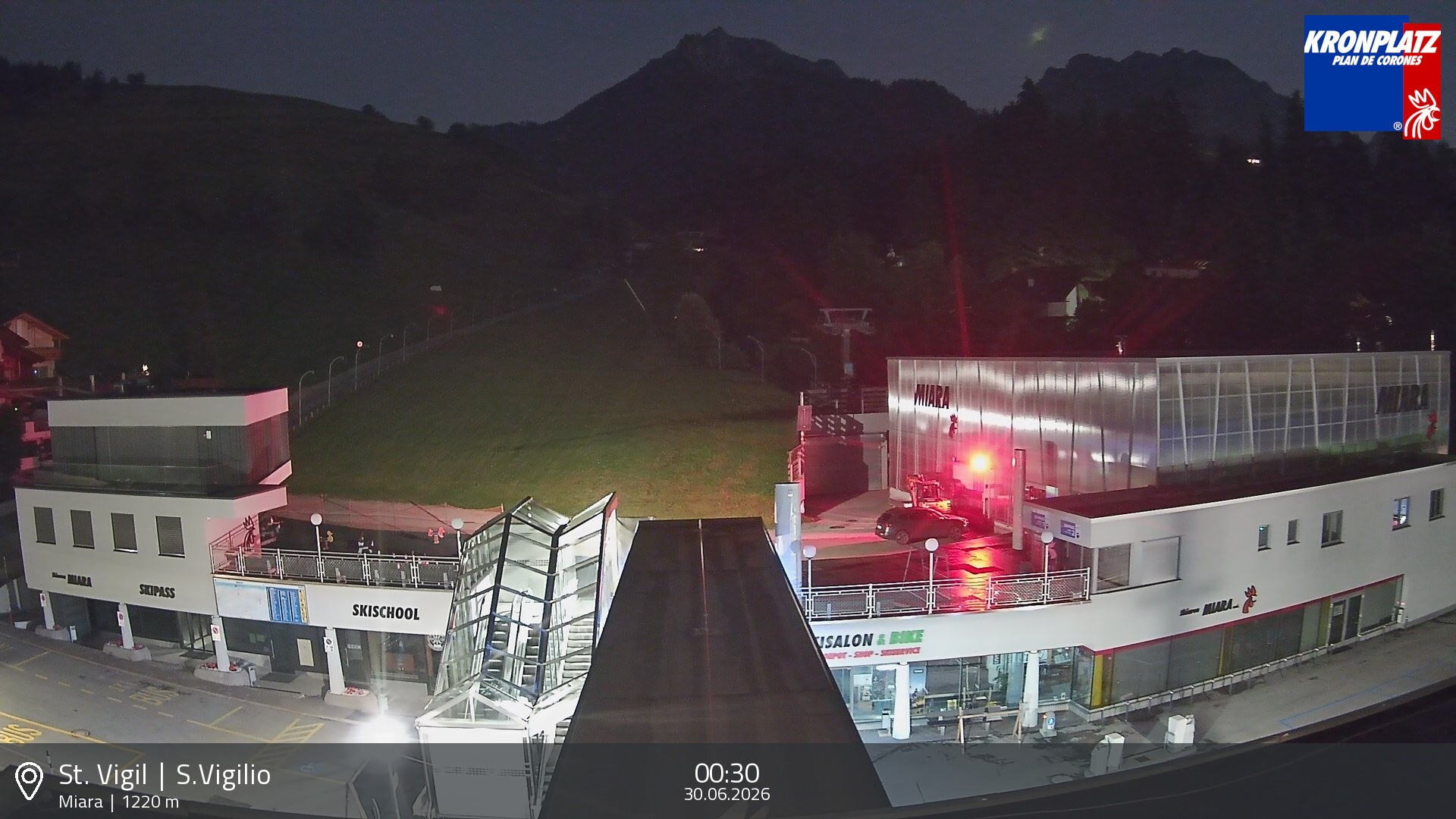 Archiv Foto Webcam Talstation Miara, Kronplatz