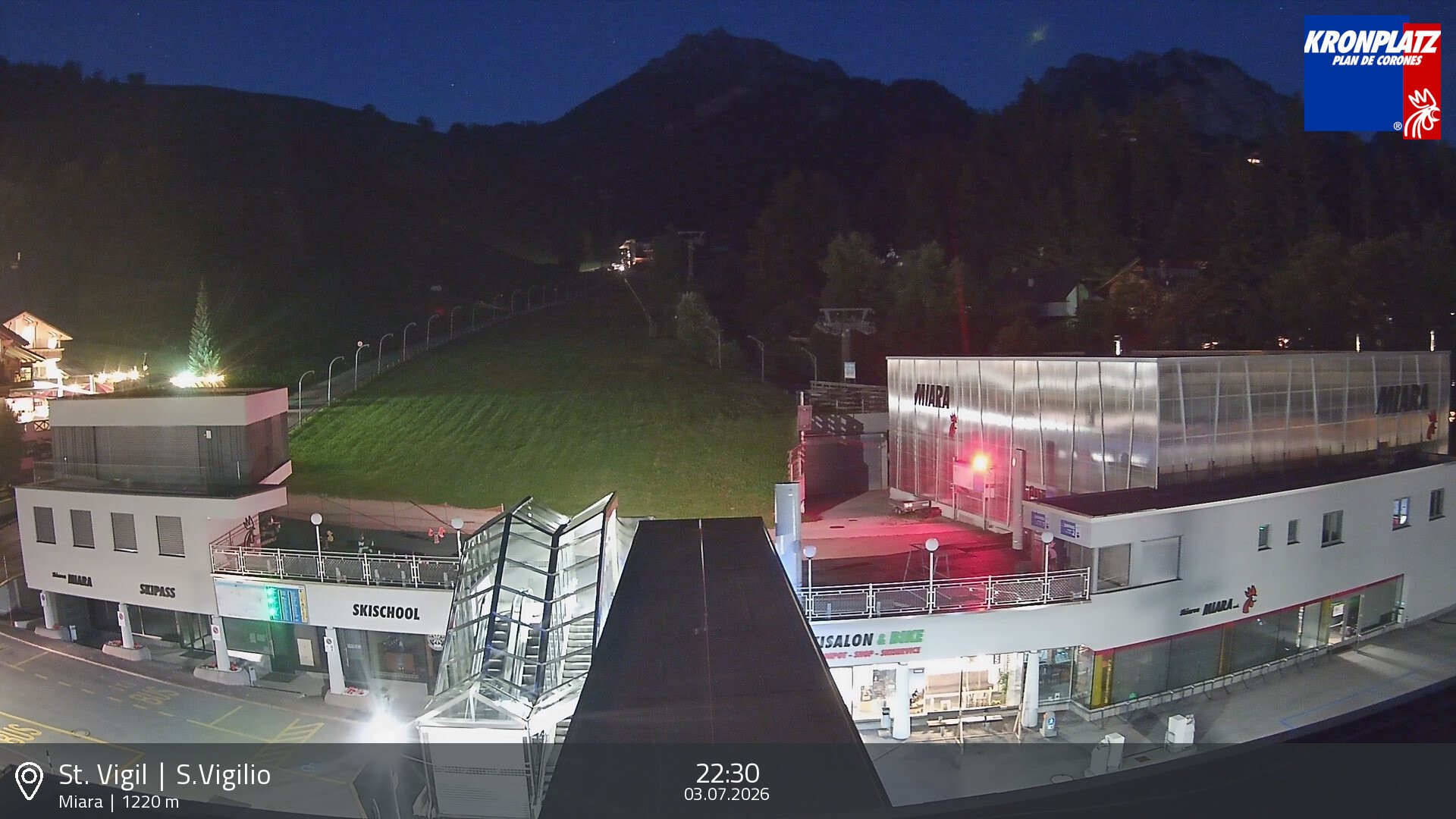 Archiv Foto Webcam Talstation Miara, Kronplatz