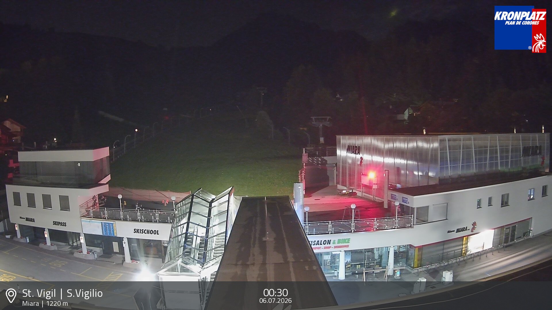 Archiv Foto Webcam Talstation Miara, Kronplatz