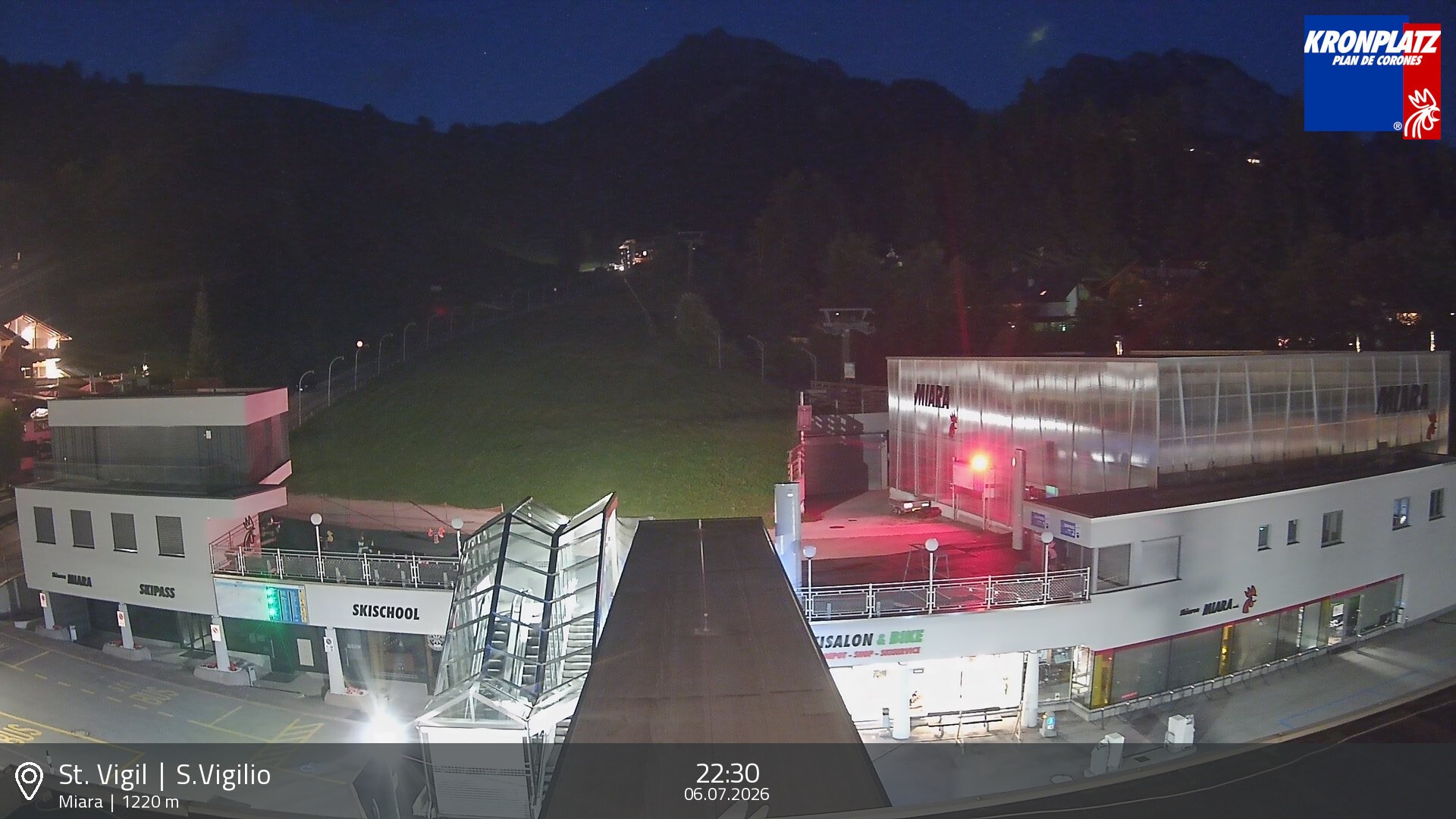 Archiv Foto Webcam Talstation Miara, Kronplatz