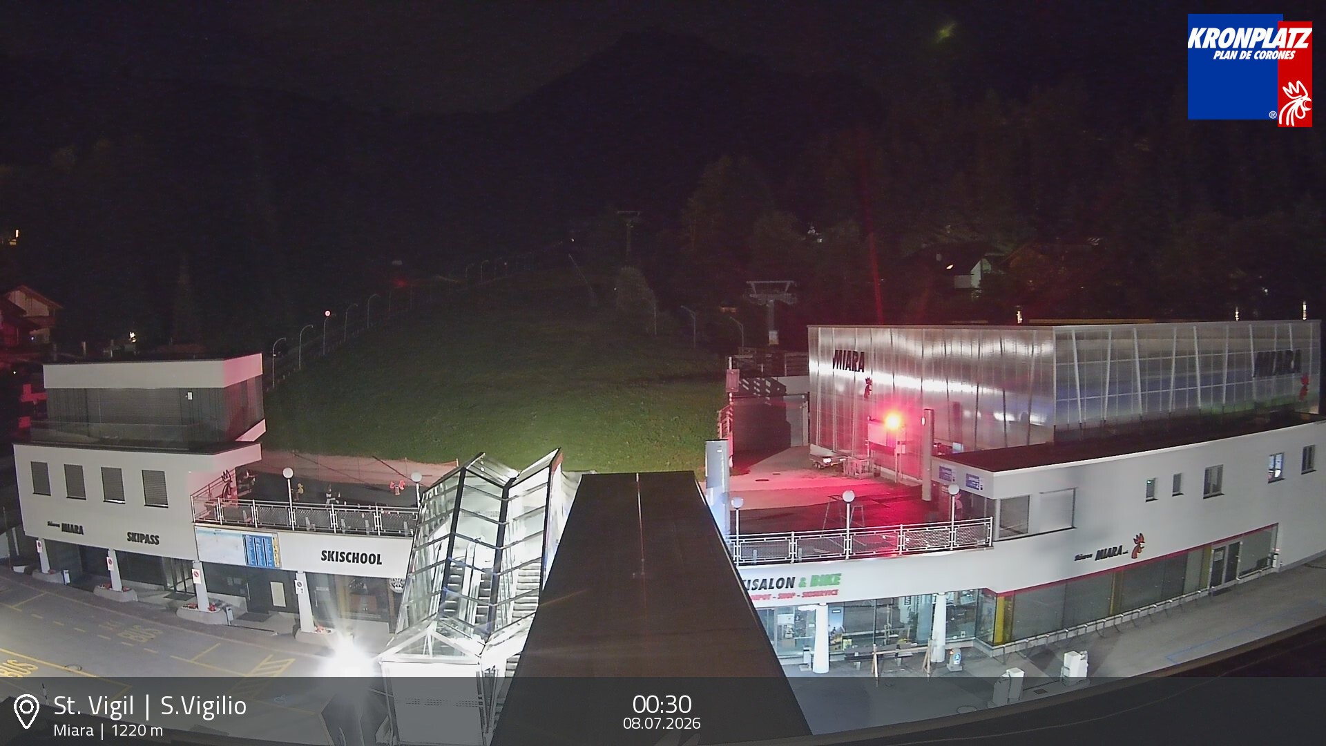 Archiv Foto Webcam Talstation Miara, Kronplatz