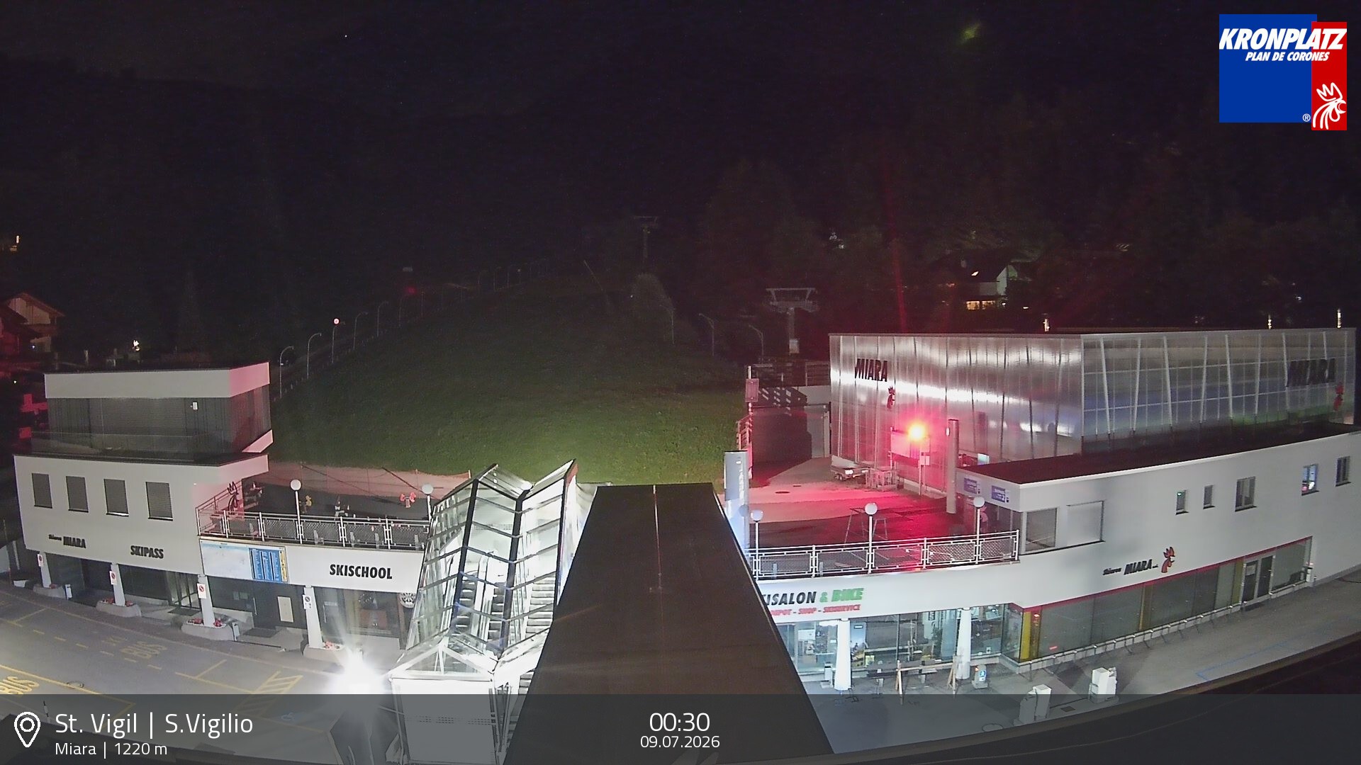 Archiv Foto Webcam Talstation Miara, Kronplatz