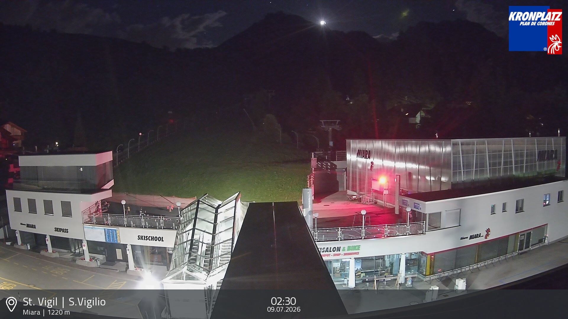 Archiv Foto Webcam Talstation Miara, Kronplatz