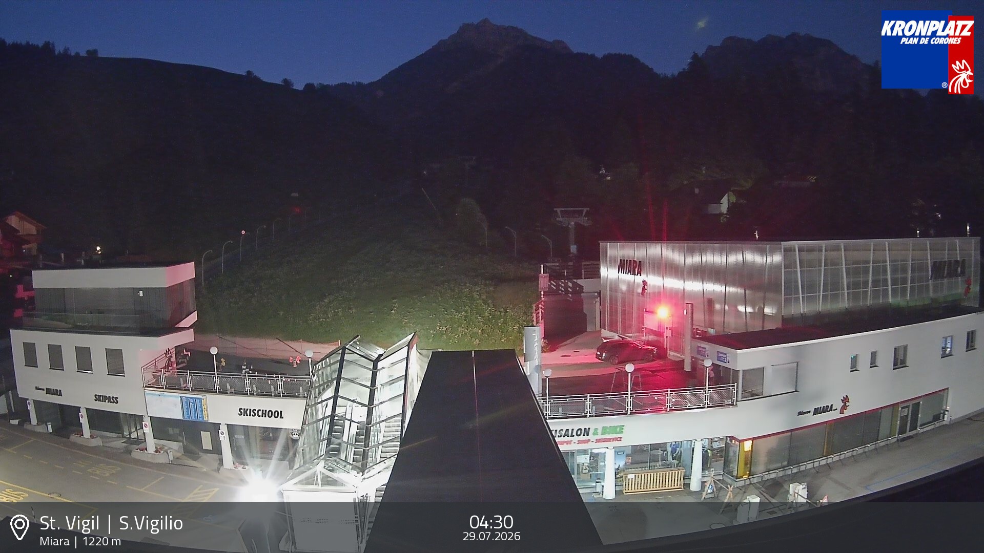 Archiv Foto Webcam Talstation Miara, Kronplatz