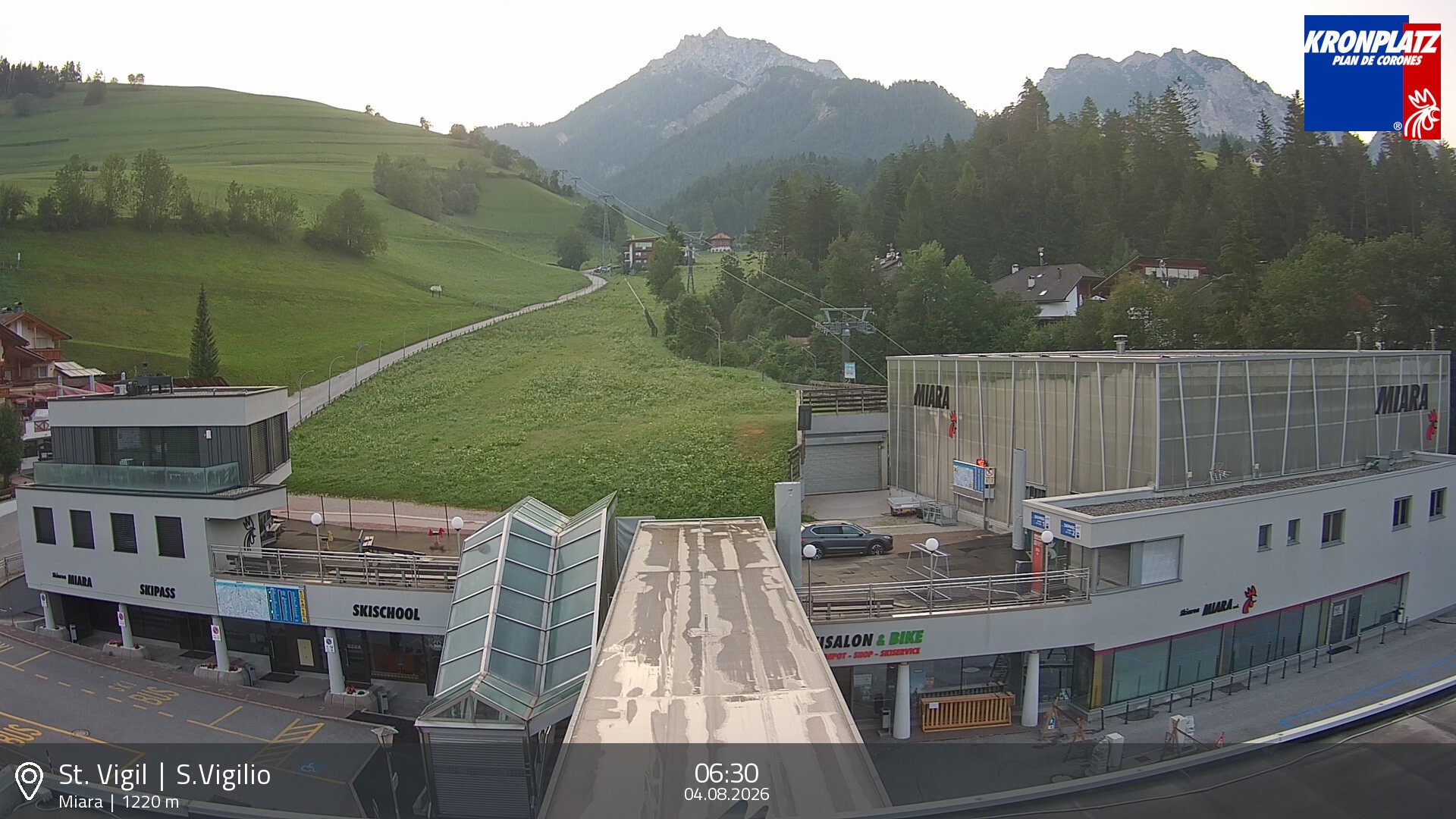 Archiv Foto Webcam Talstation Miara, Kronplatz