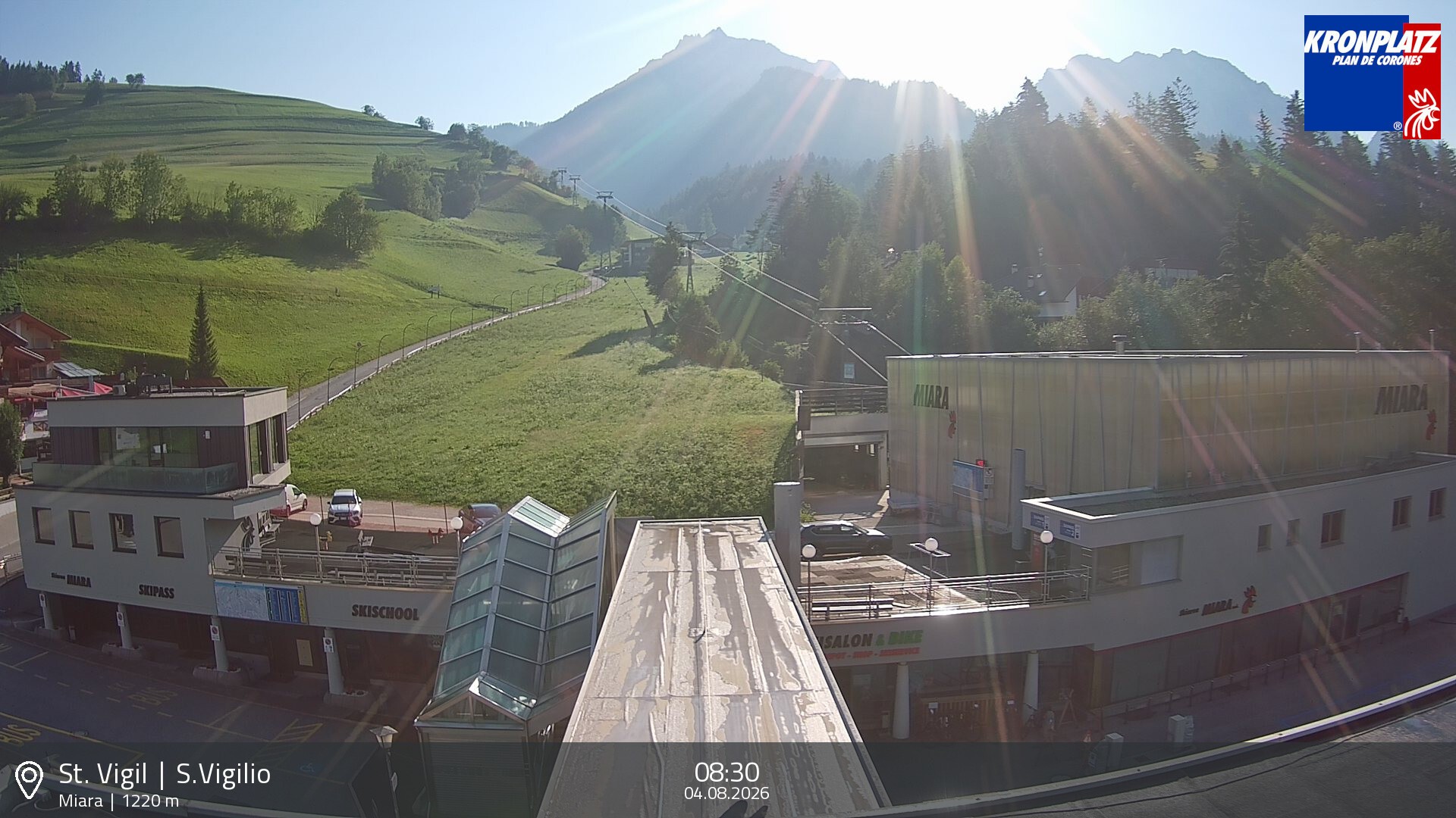 Archiv Foto Webcam Talstation Miara, Kronplatz