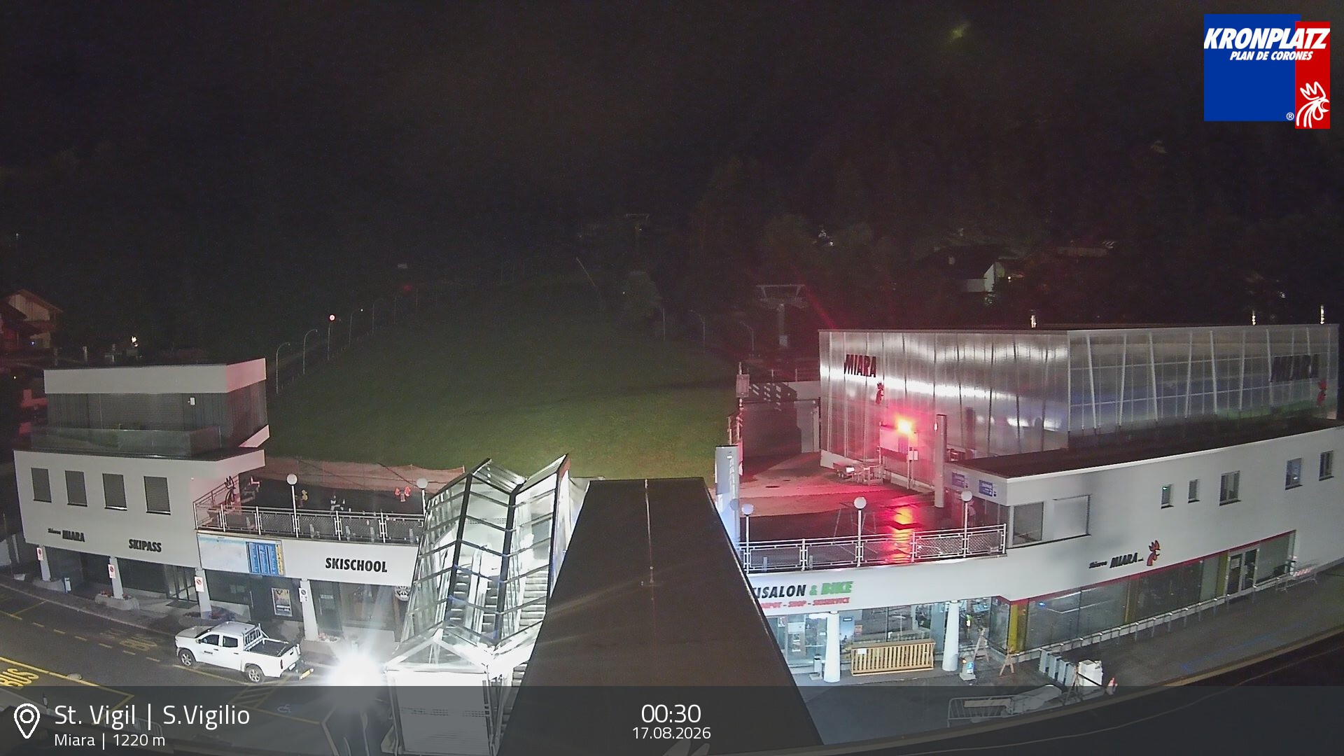 Archiv Foto Webcam Talstation Miara, Kronplatz