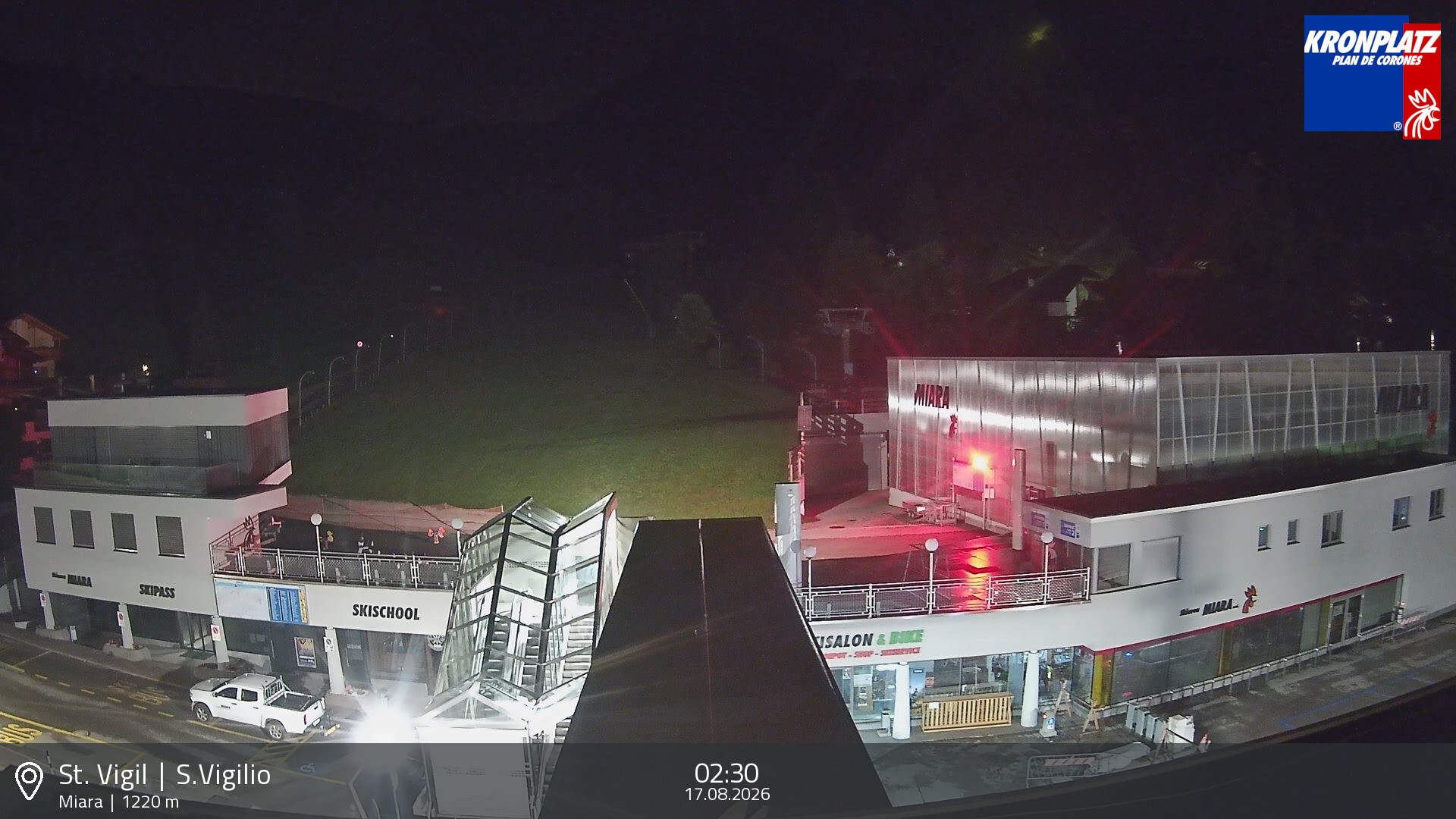 Archiv Foto Webcam Talstation Miara, Kronplatz