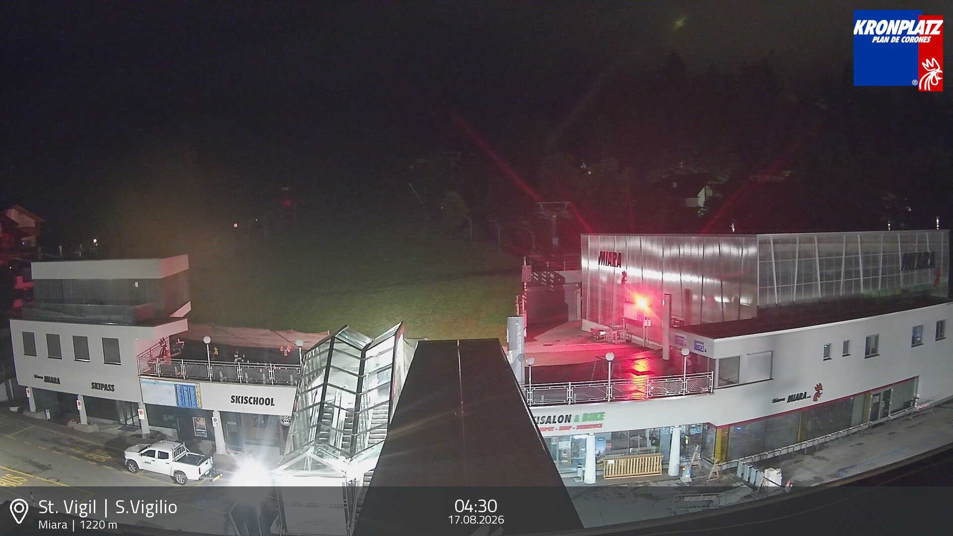 Archiv Foto Webcam Talstation Miara, Kronplatz