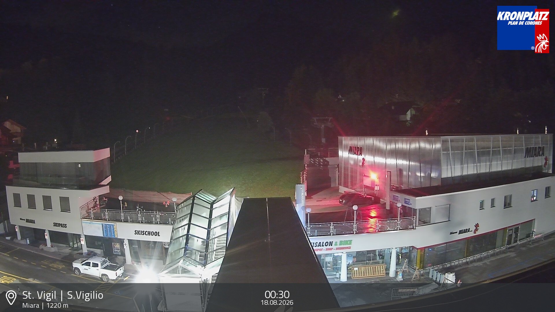 Archiv Foto Webcam Talstation Miara, Kronplatz