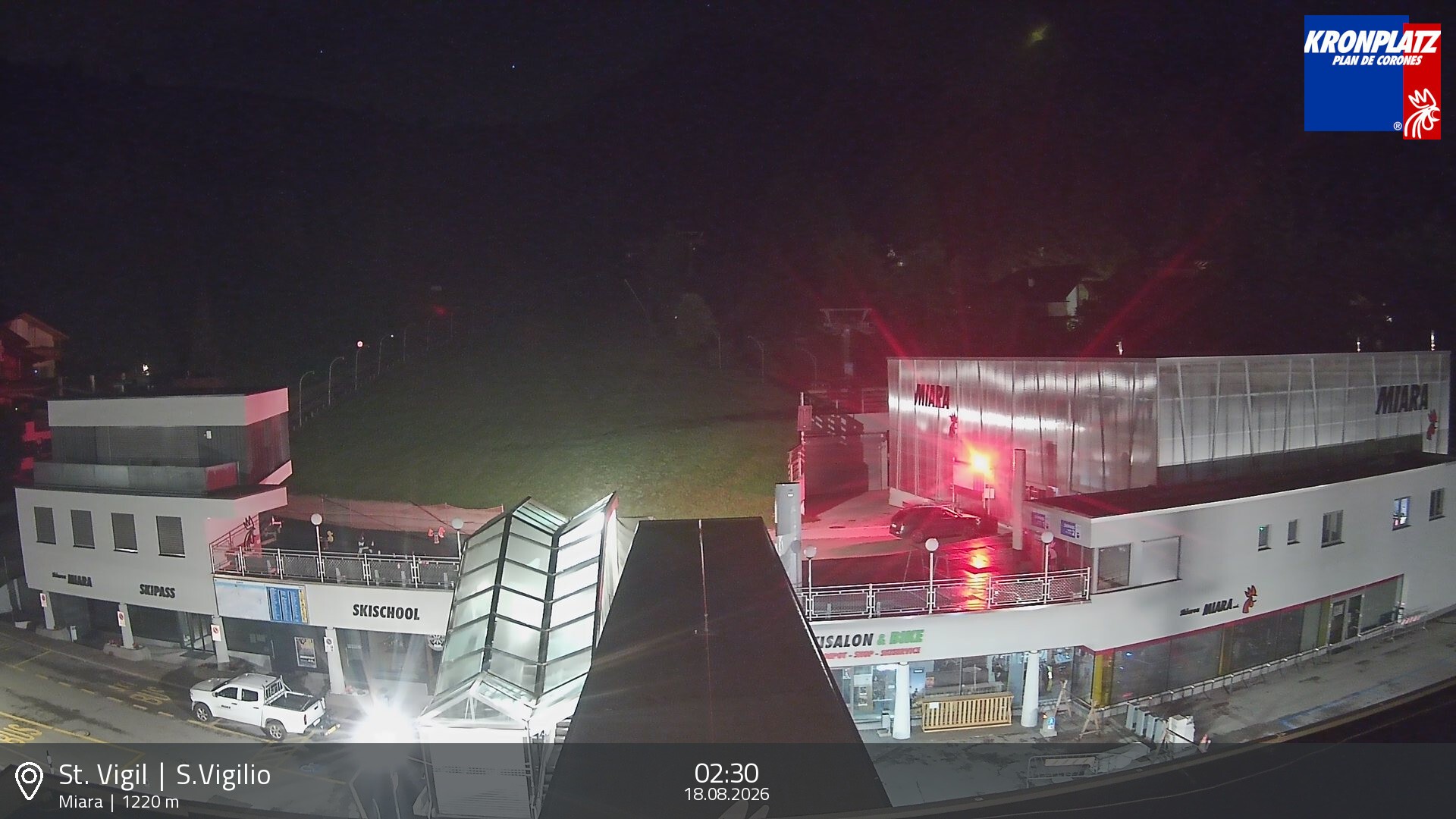 Archiv Foto Webcam Talstation Miara, Kronplatz