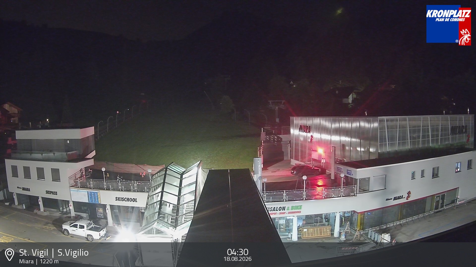 Archiv Foto Webcam Talstation Miara, Kronplatz