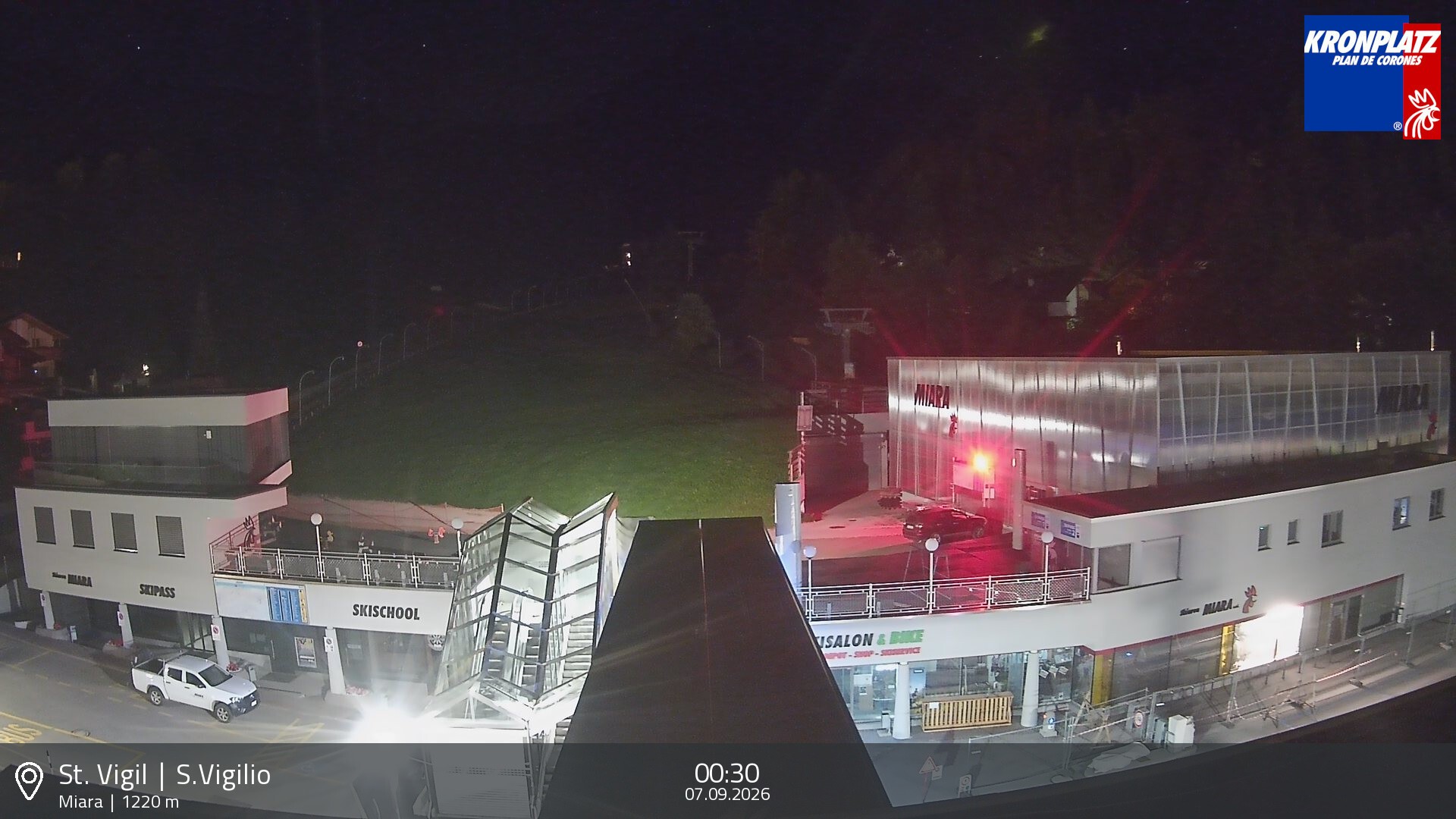 Archiv Foto Webcam Talstation Miara, Kronplatz