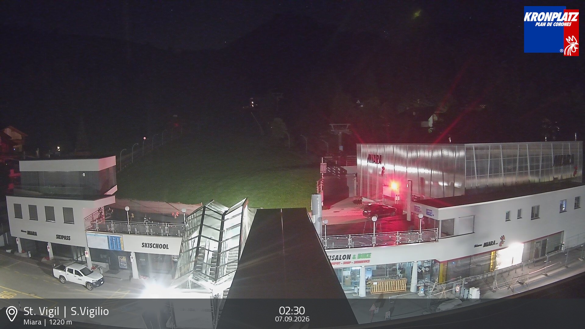 Archiv Foto Webcam Talstation Miara, Kronplatz