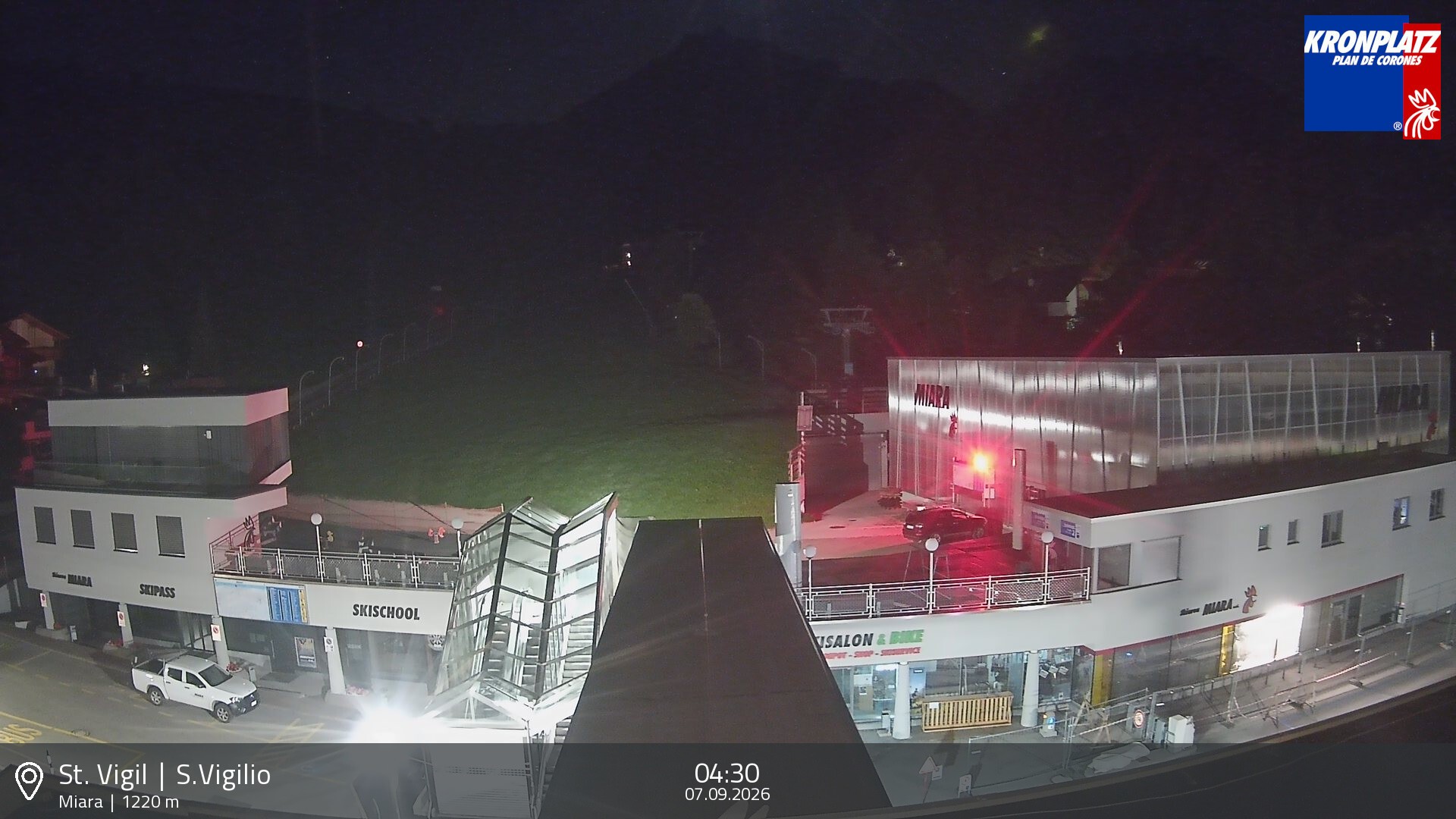 Archiv Foto Webcam Talstation Miara, Kronplatz