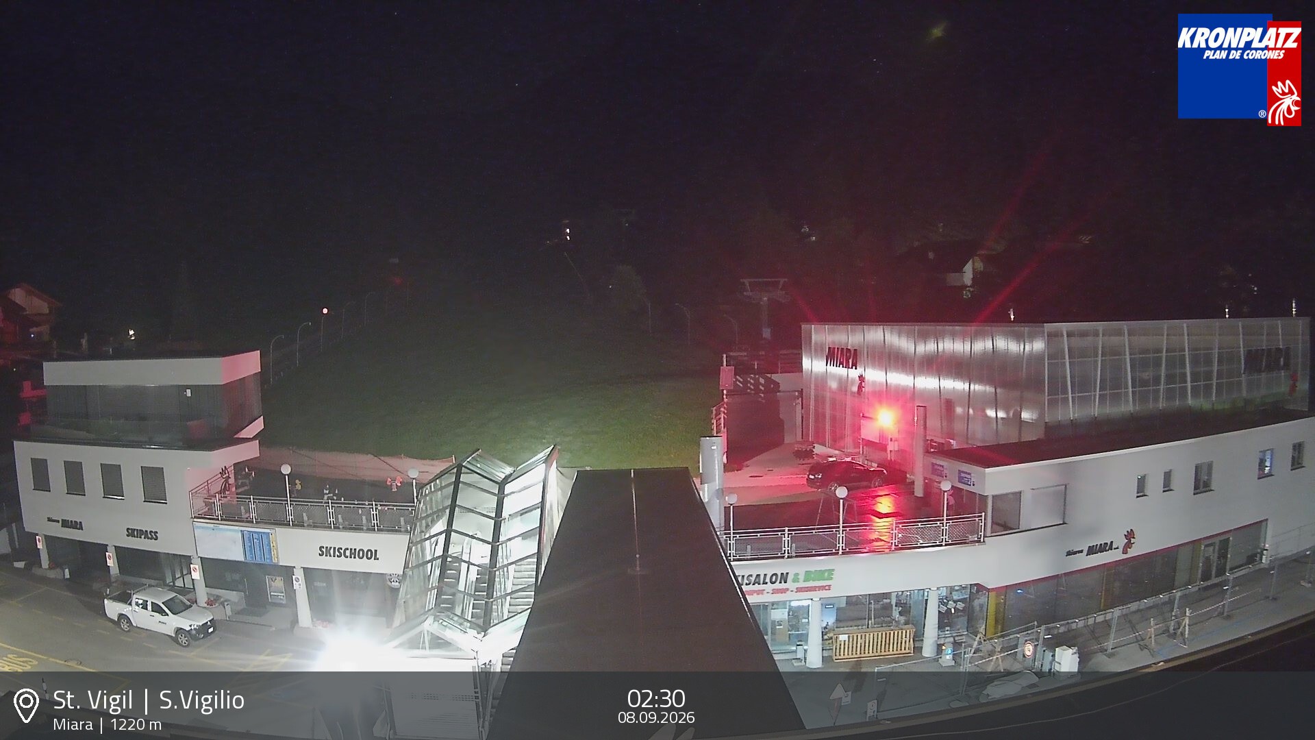 Archiv Foto Webcam Talstation Miara, Kronplatz