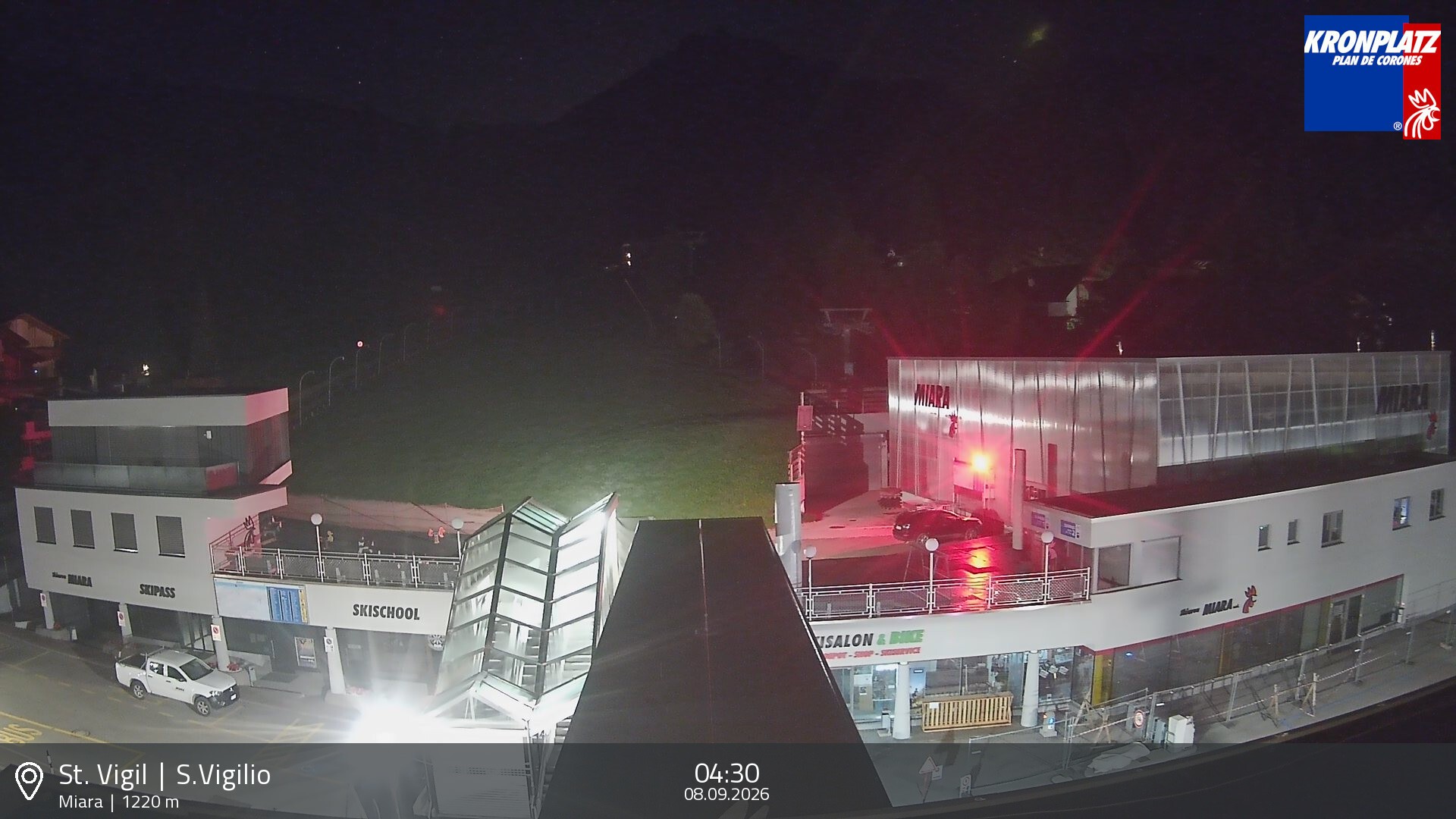 Archiv Foto Webcam Talstation Miara, Kronplatz