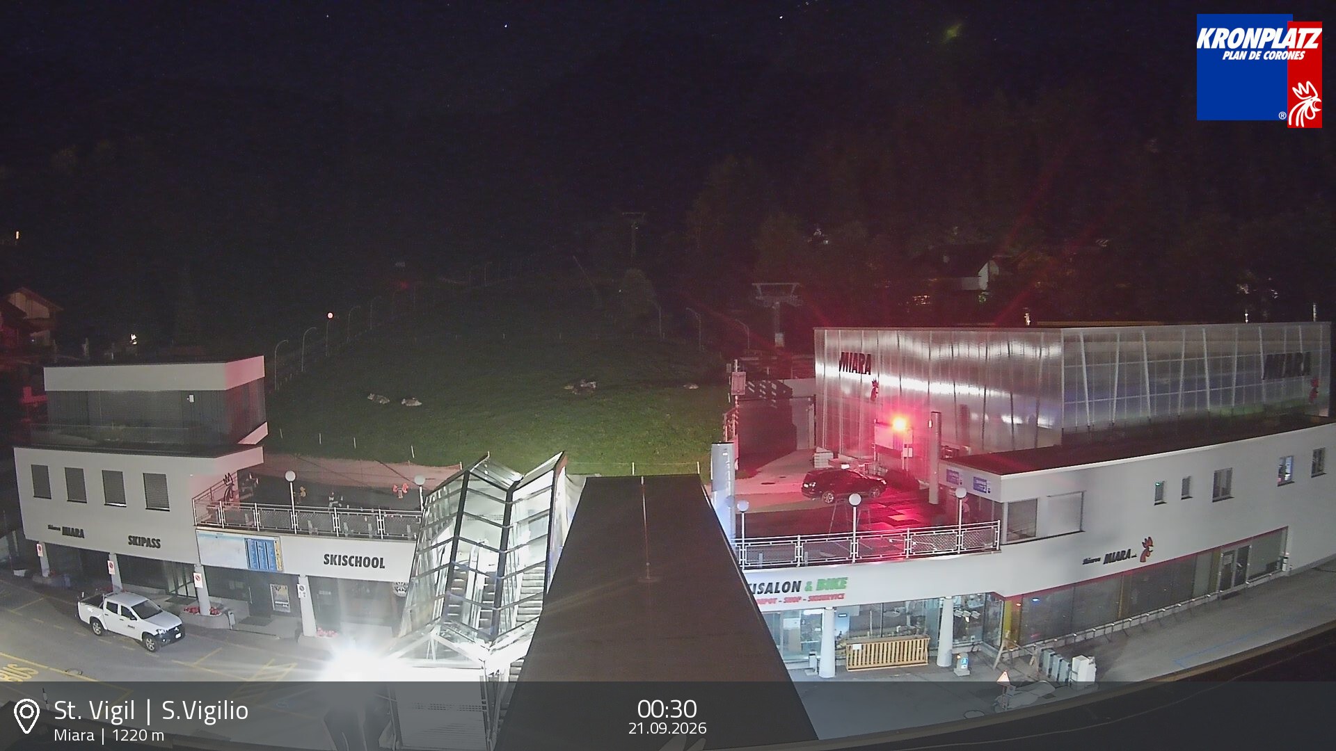 Archiv Foto Webcam Talstation Miara, Kronplatz