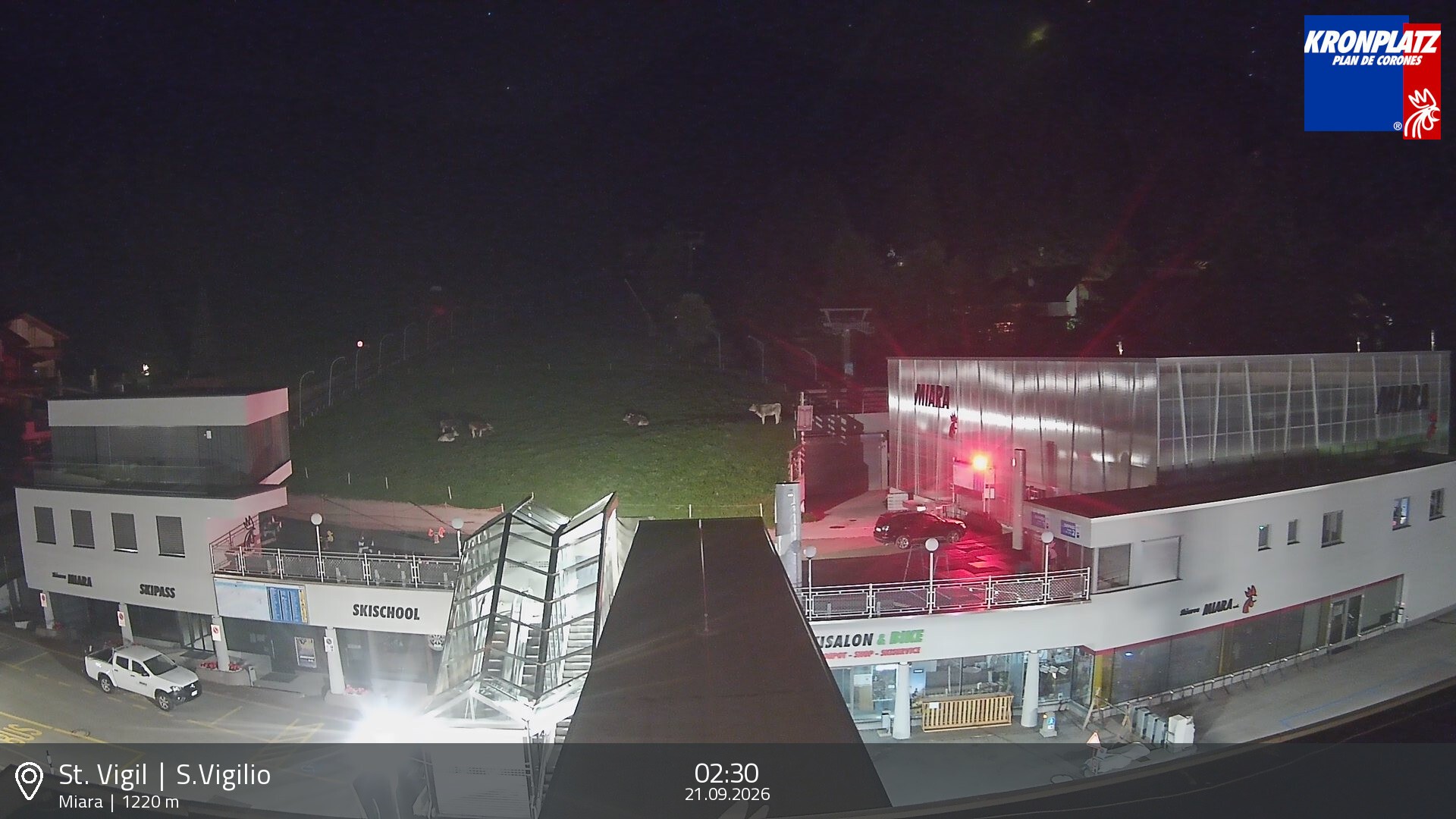 Archiv Foto Webcam Talstation Miara, Kronplatz