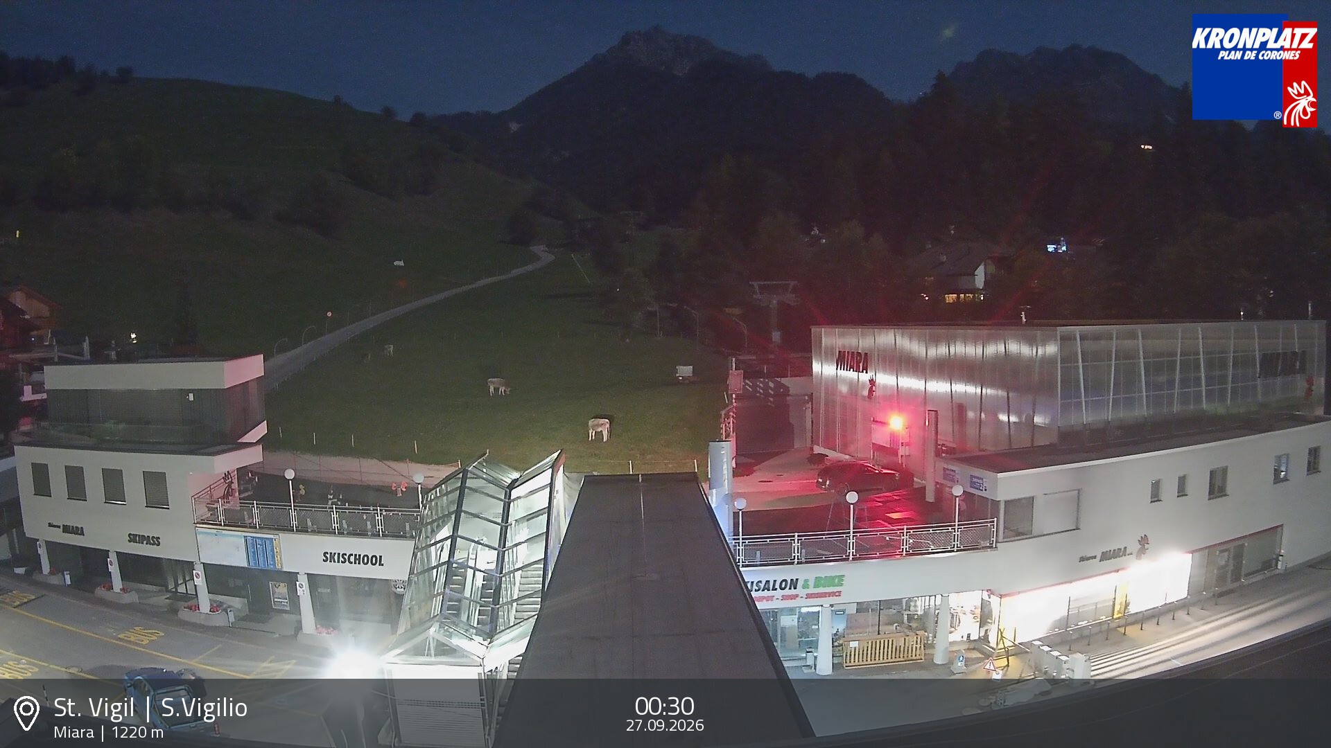 Archiv Foto Webcam Talstation Miara, Kronplatz
