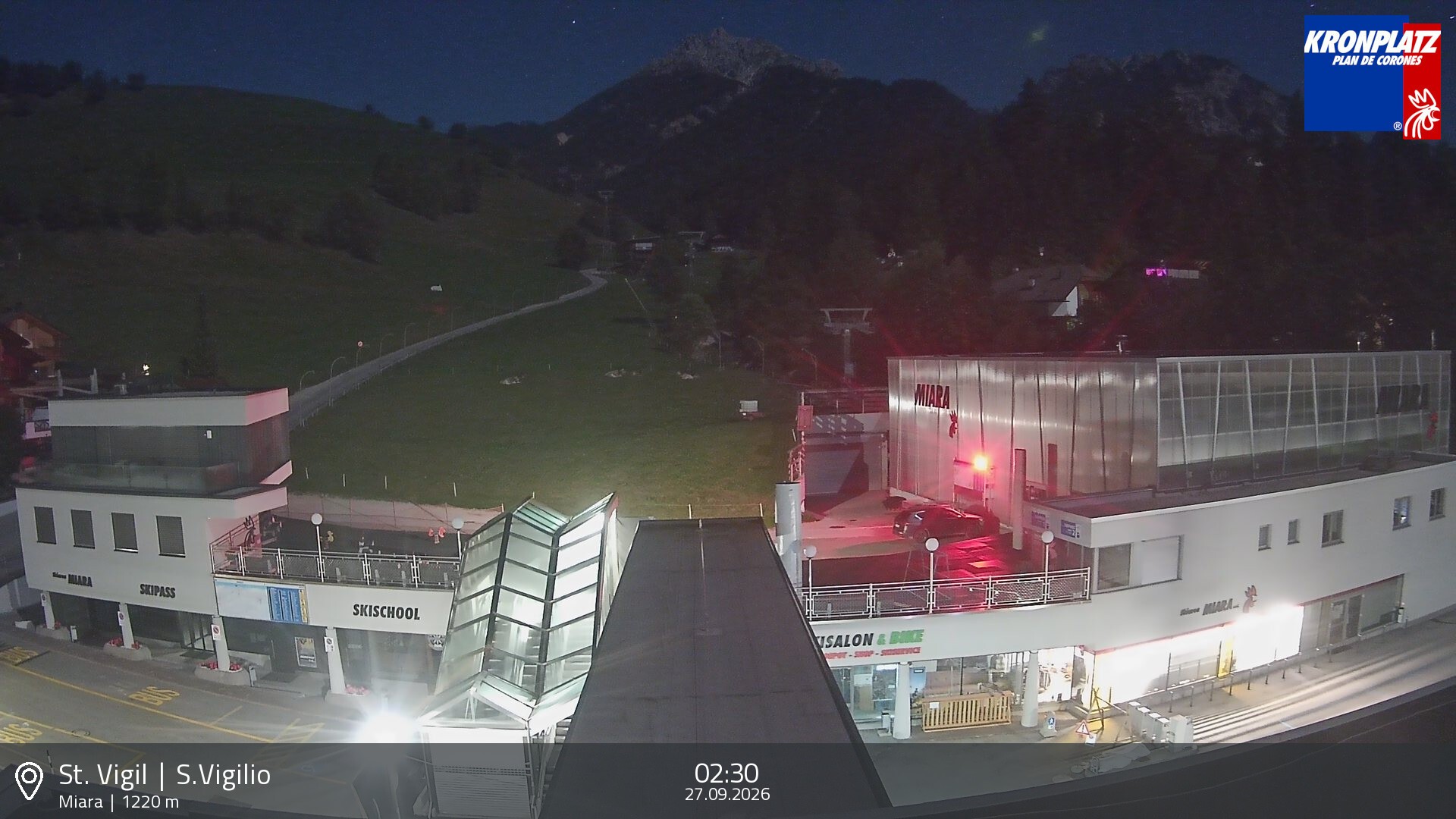 Archiv Foto Webcam Talstation Miara, Kronplatz