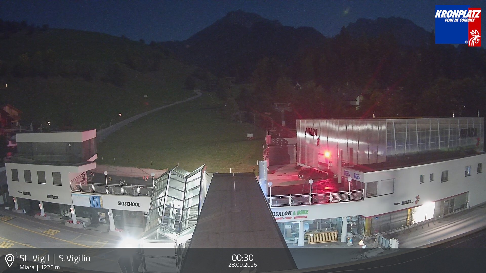 Archiv Foto Webcam Talstation Miara, Kronplatz