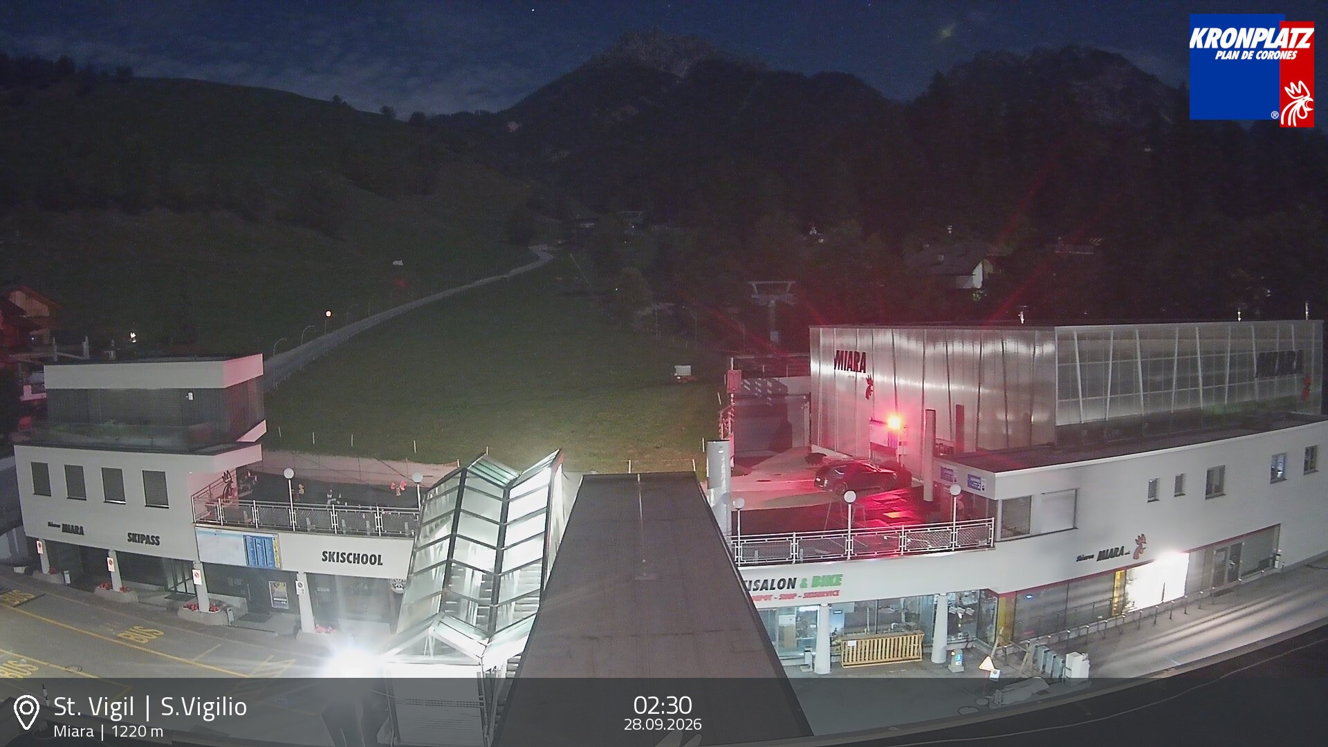 Archiv Foto Webcam Talstation Miara, Kronplatz