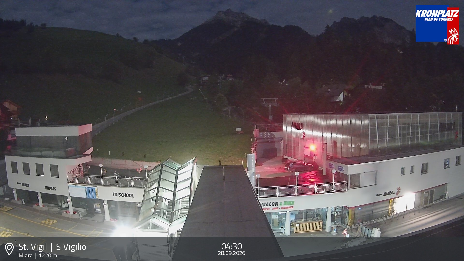 Archiv Foto Webcam Talstation Miara, Kronplatz