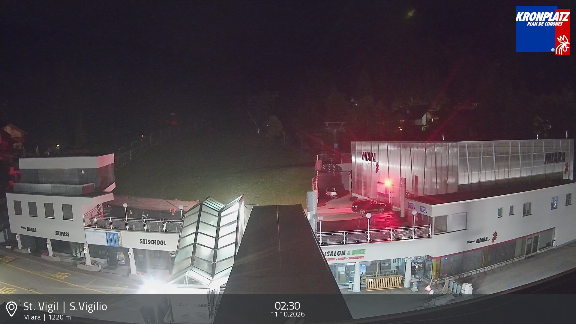 Archiv Foto Webcam Talstation Miara, Kronplatz
