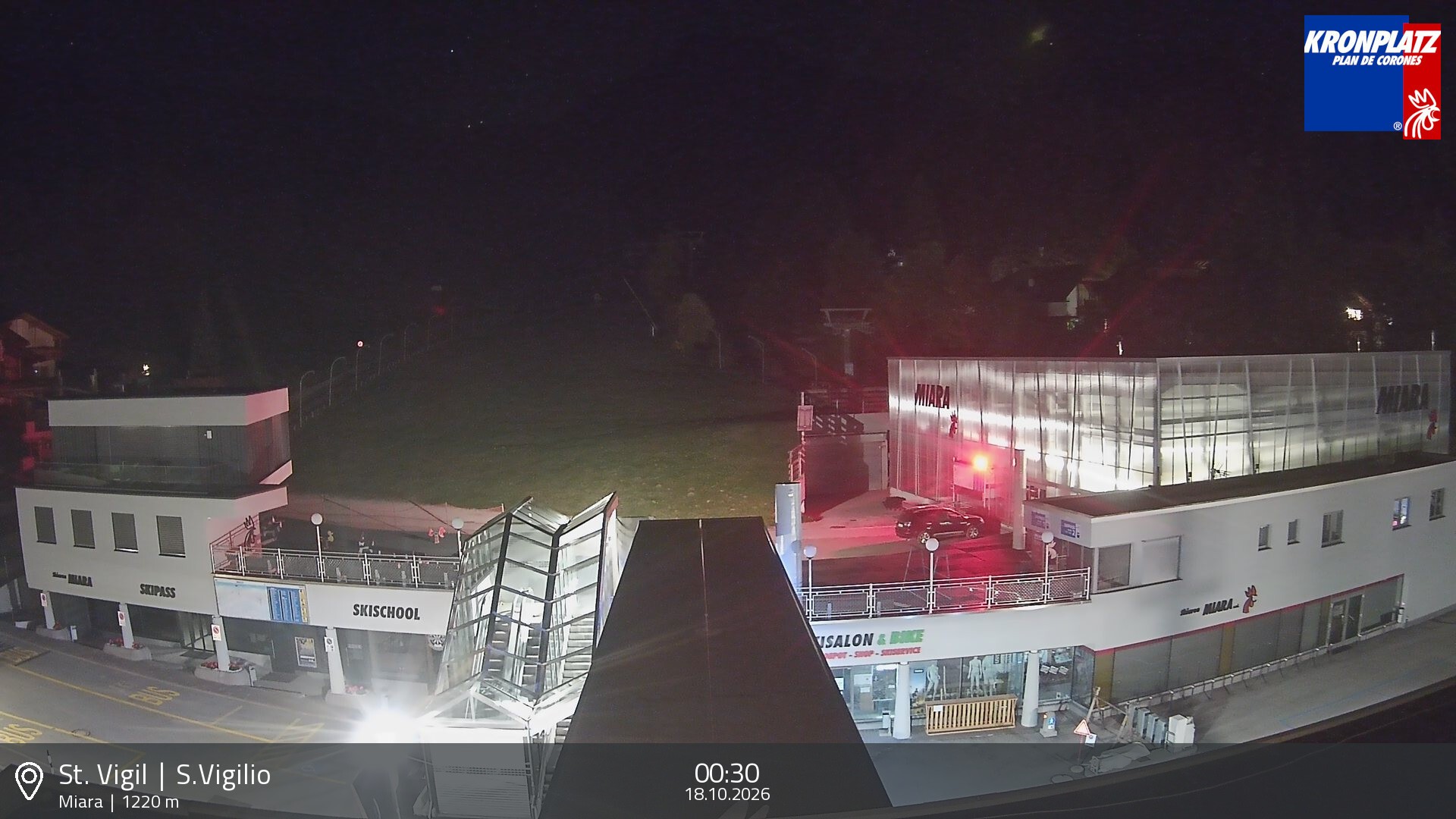 Archiv Foto Webcam Talstation Miara, Kronplatz