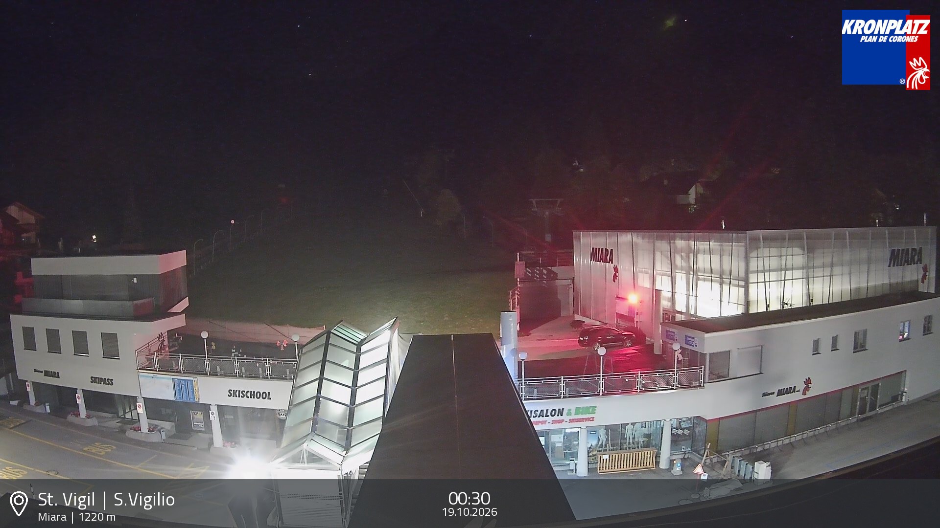 Archiv Foto Webcam Talstation Miara, Kronplatz