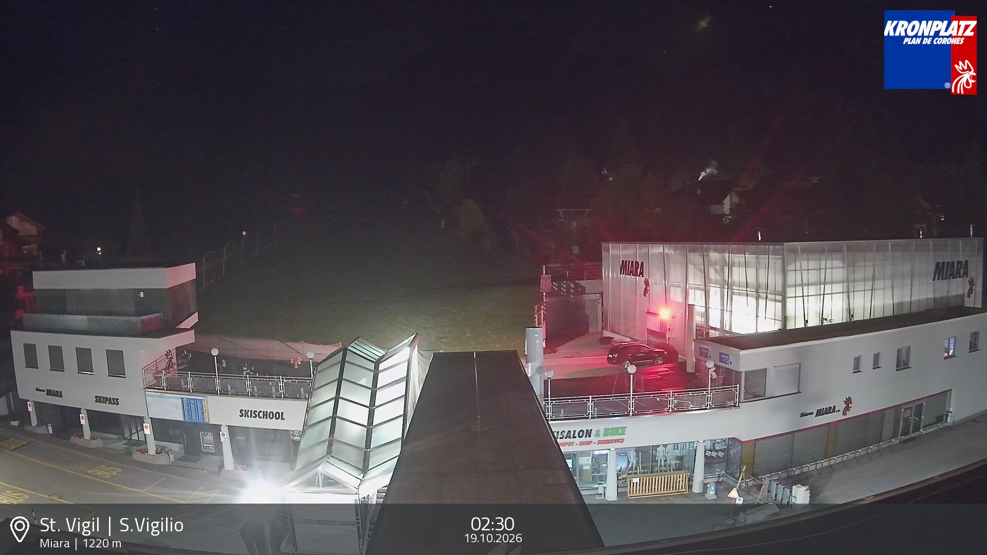 Archiv Foto Webcam Talstation Miara, Kronplatz