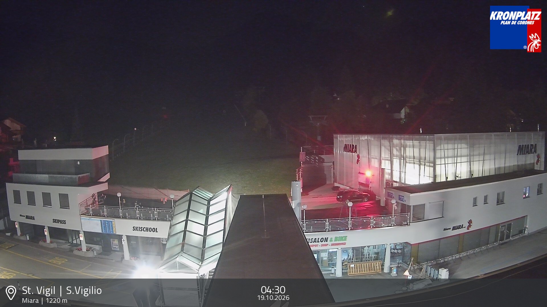 Archiv Foto Webcam Talstation Miara, Kronplatz