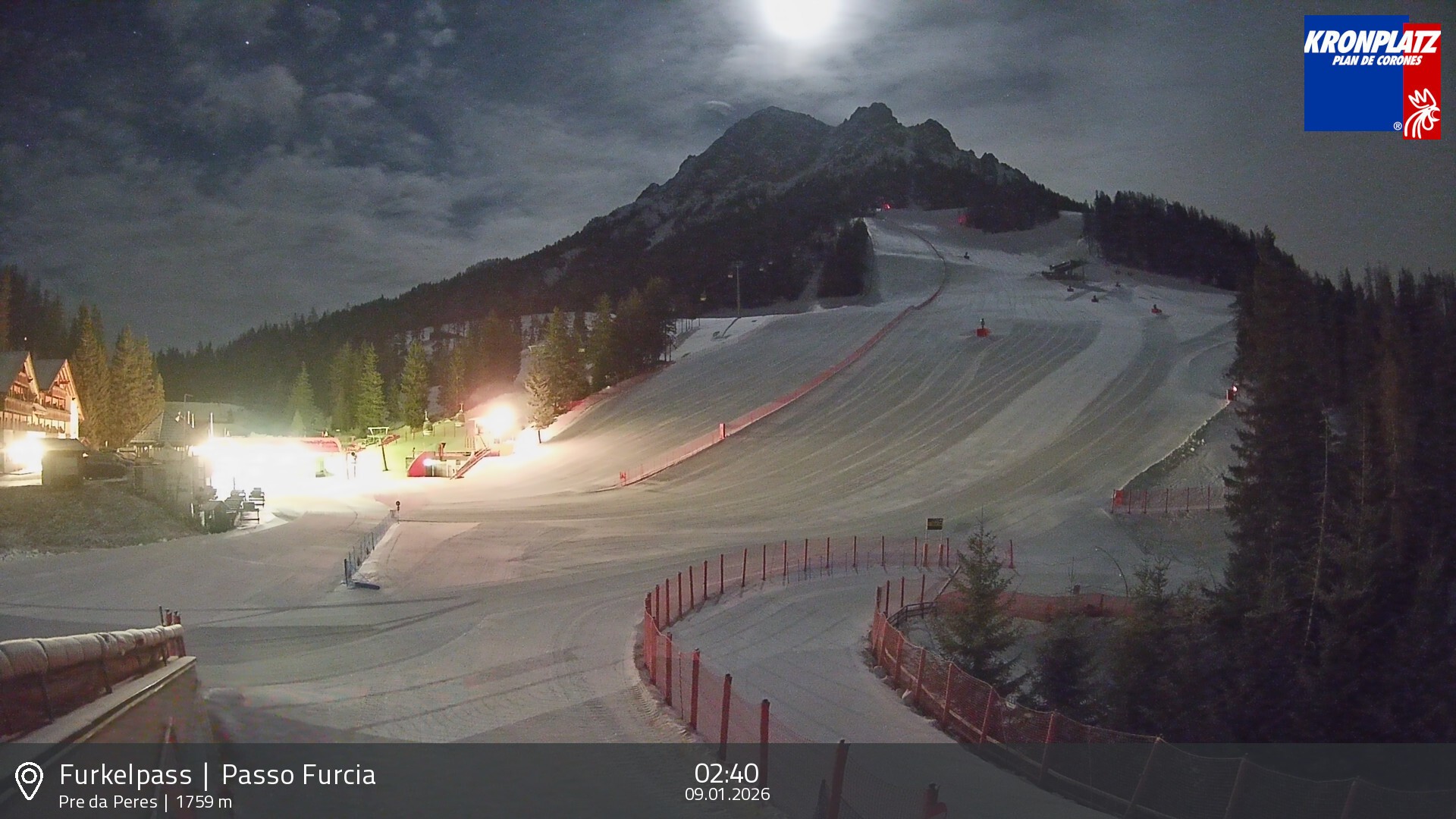 Archiv Foto Webcam Talstation Furkelpass, Kronplatz