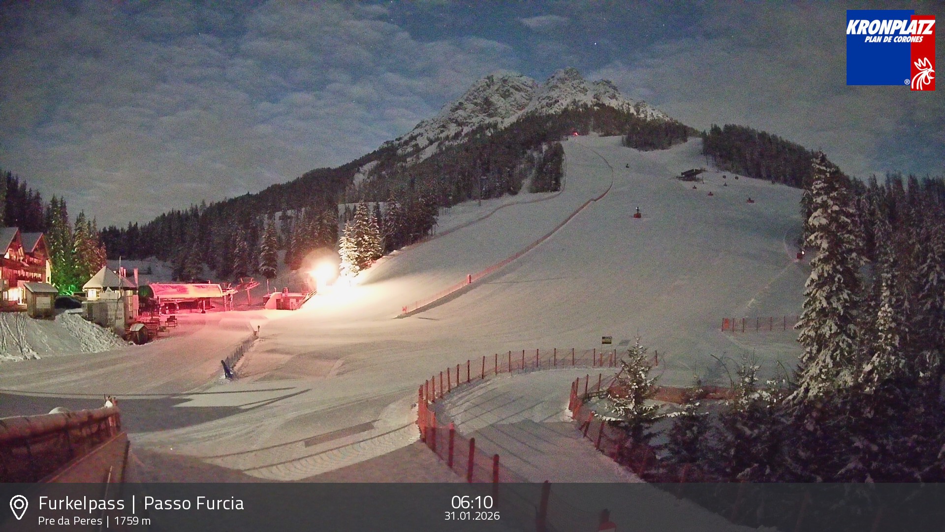 Archiv Foto Webcam Talstation Furkelpass, Kronplatz