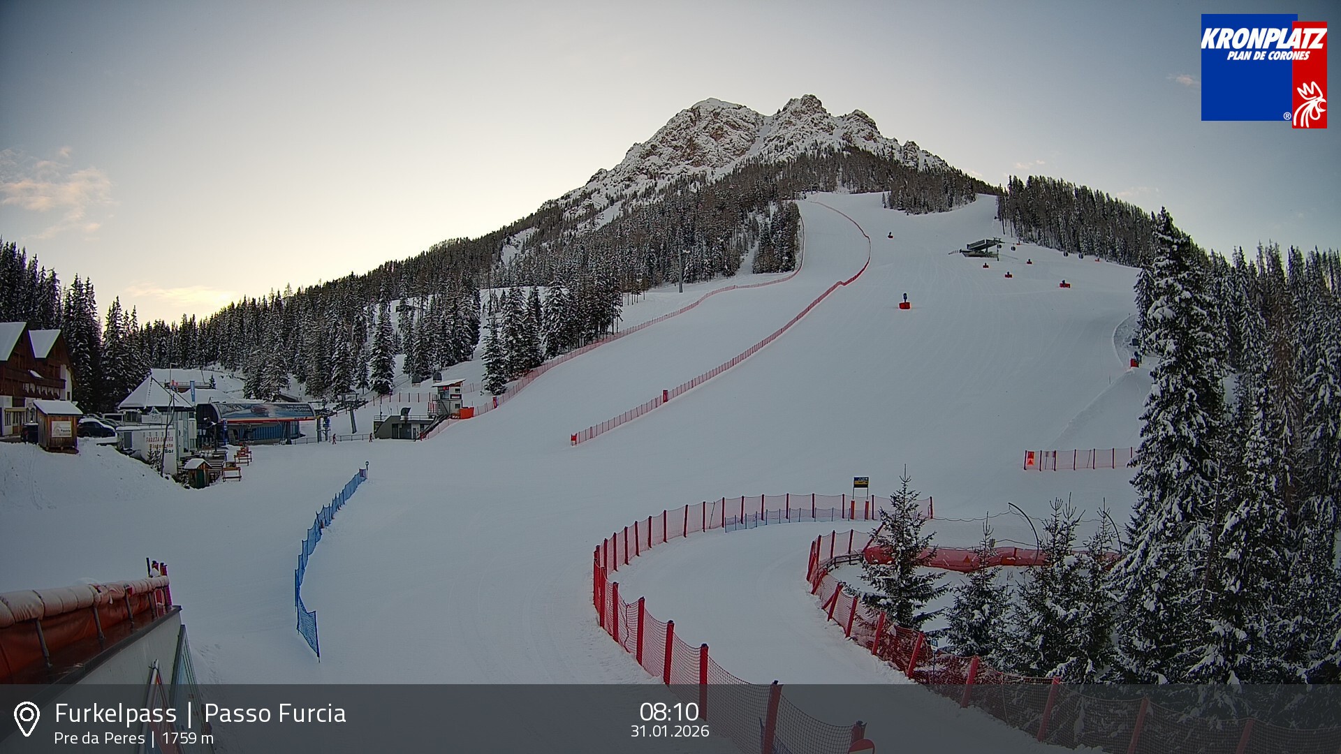 Archiv Foto Webcam Talstation Furkelpass, Kronplatz