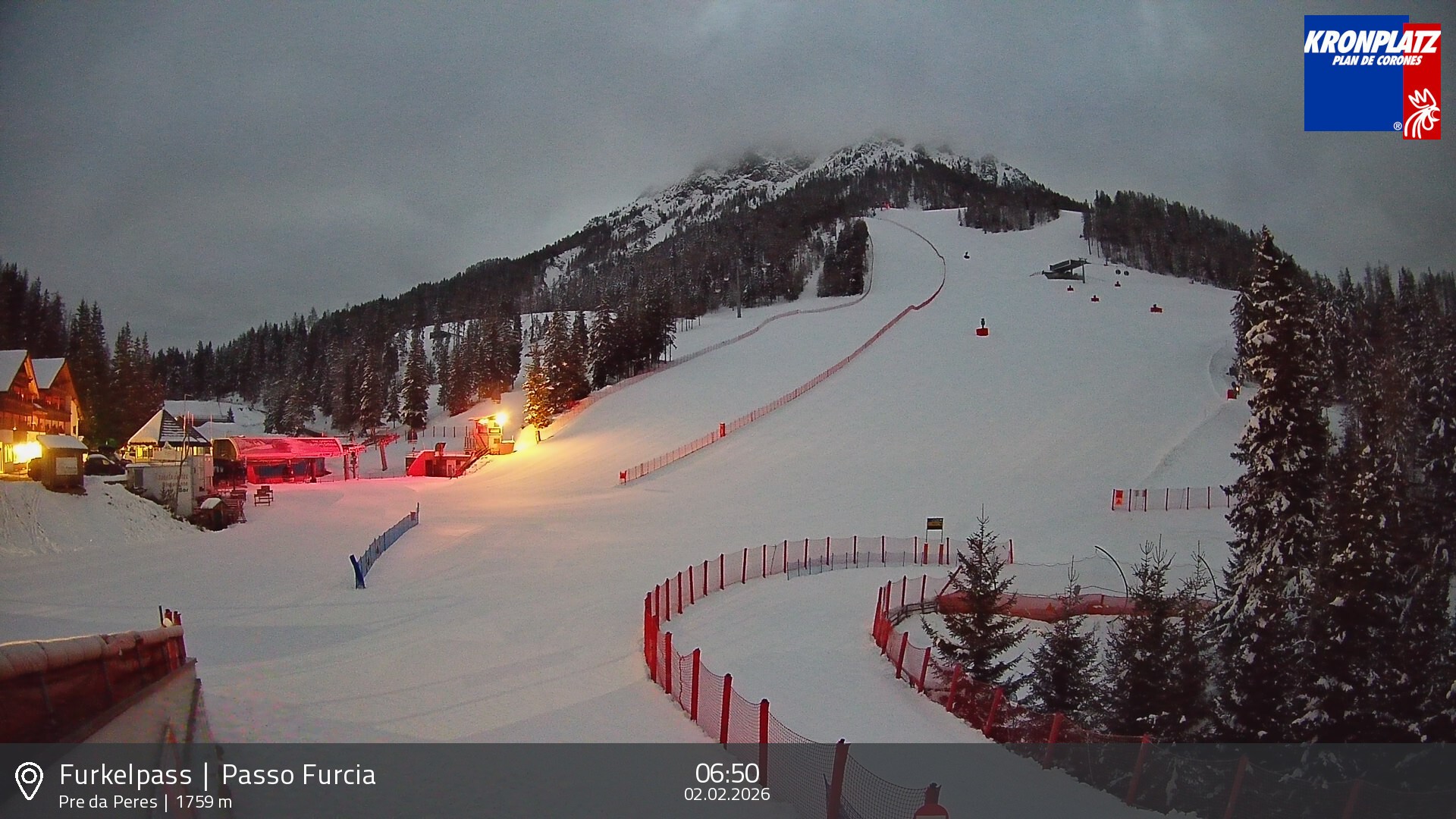 Archiv Foto Webcam Talstation Furkelpass, Kronplatz