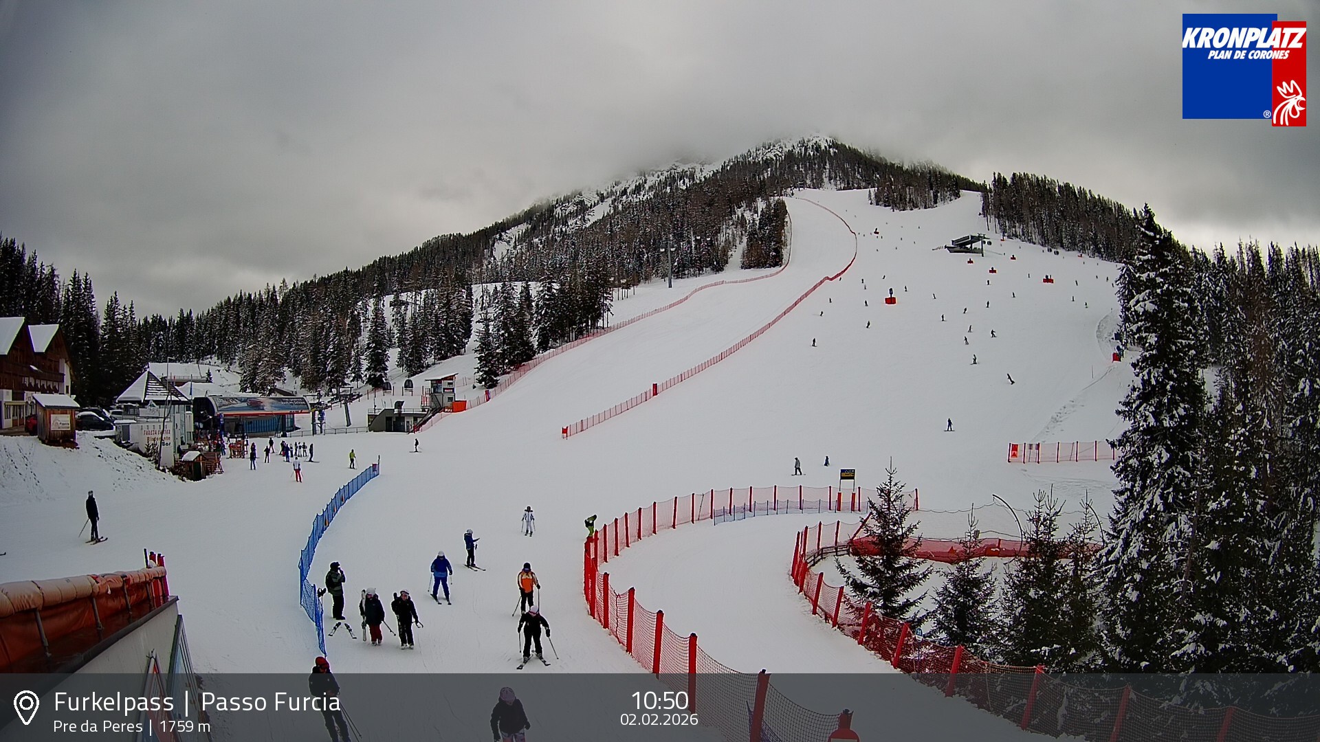 Archiv Foto Webcam Talstation Furkelpass, Kronplatz