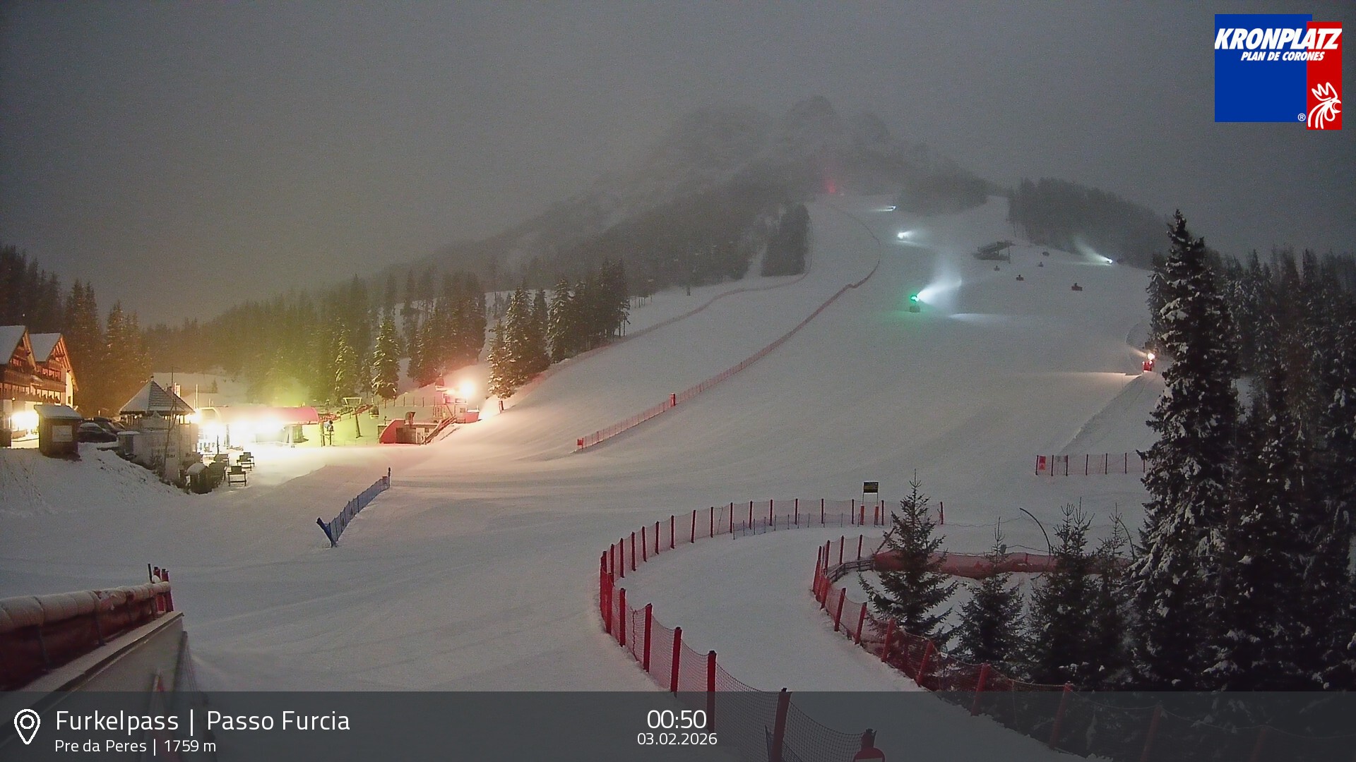 Archiv Foto Webcam Talstation Furkelpass, Kronplatz