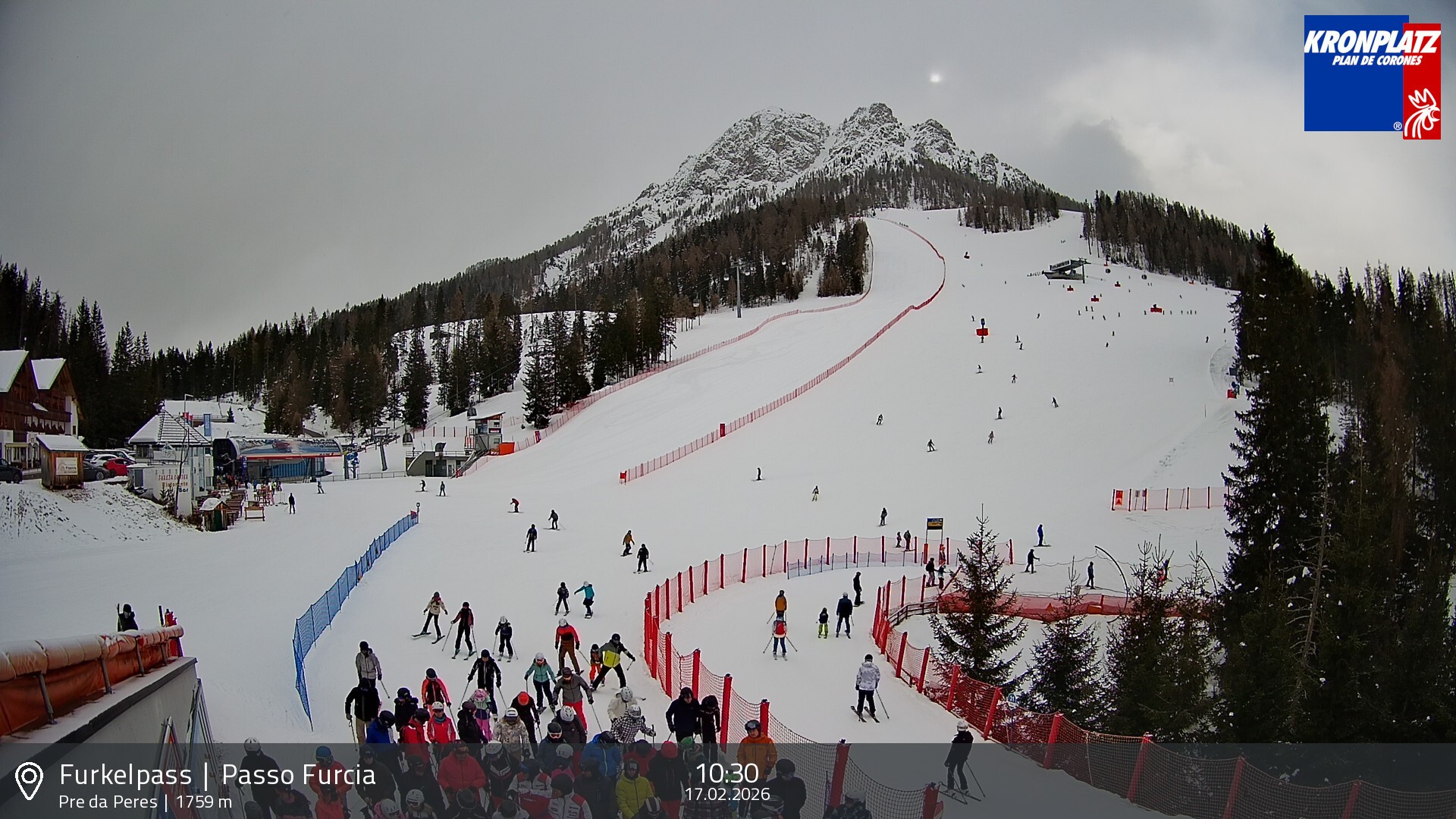 Archiv Foto Webcam Talstation Furkelpass, Kronplatz